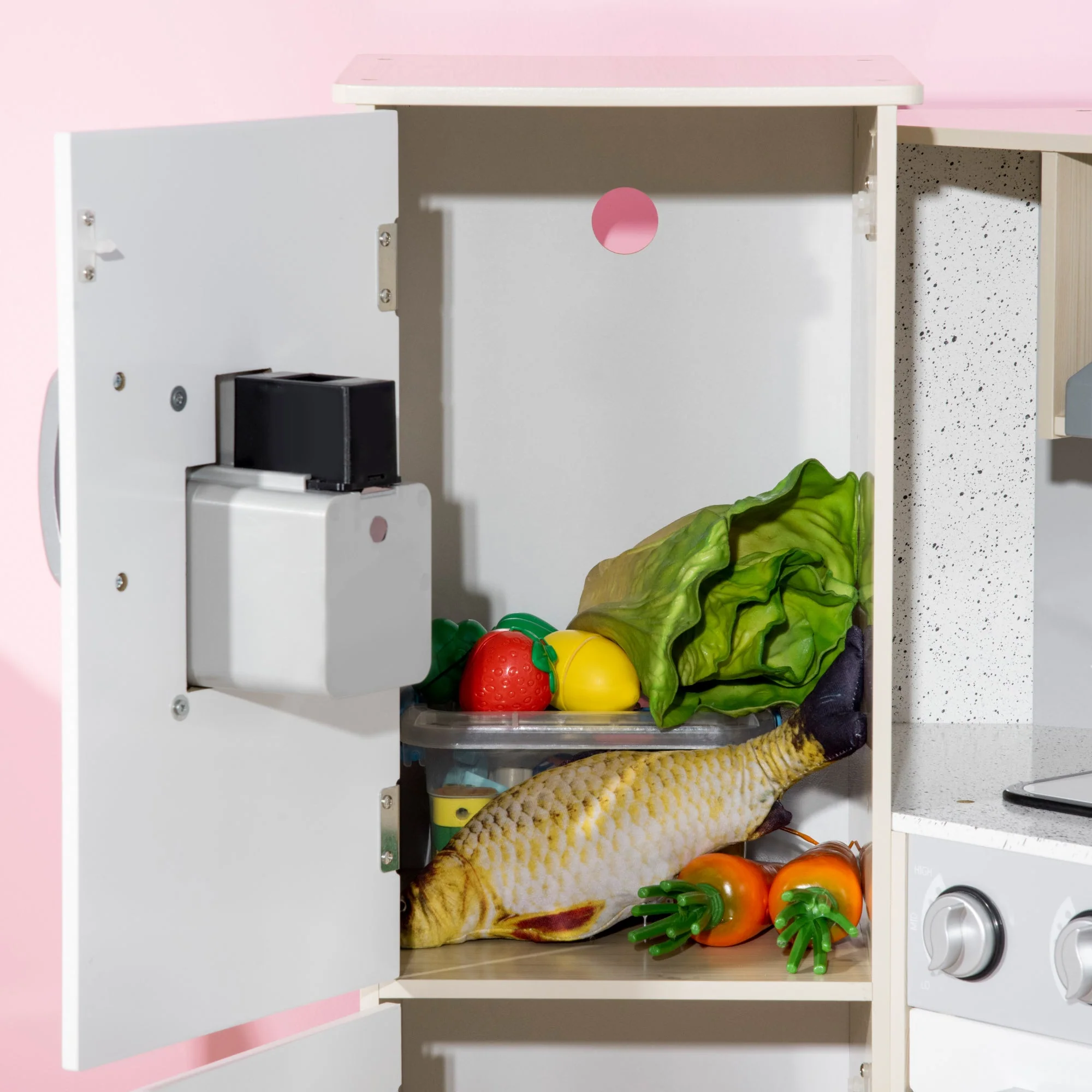 Toy Kitchen for Kids with Role Play Accessories - Image 7