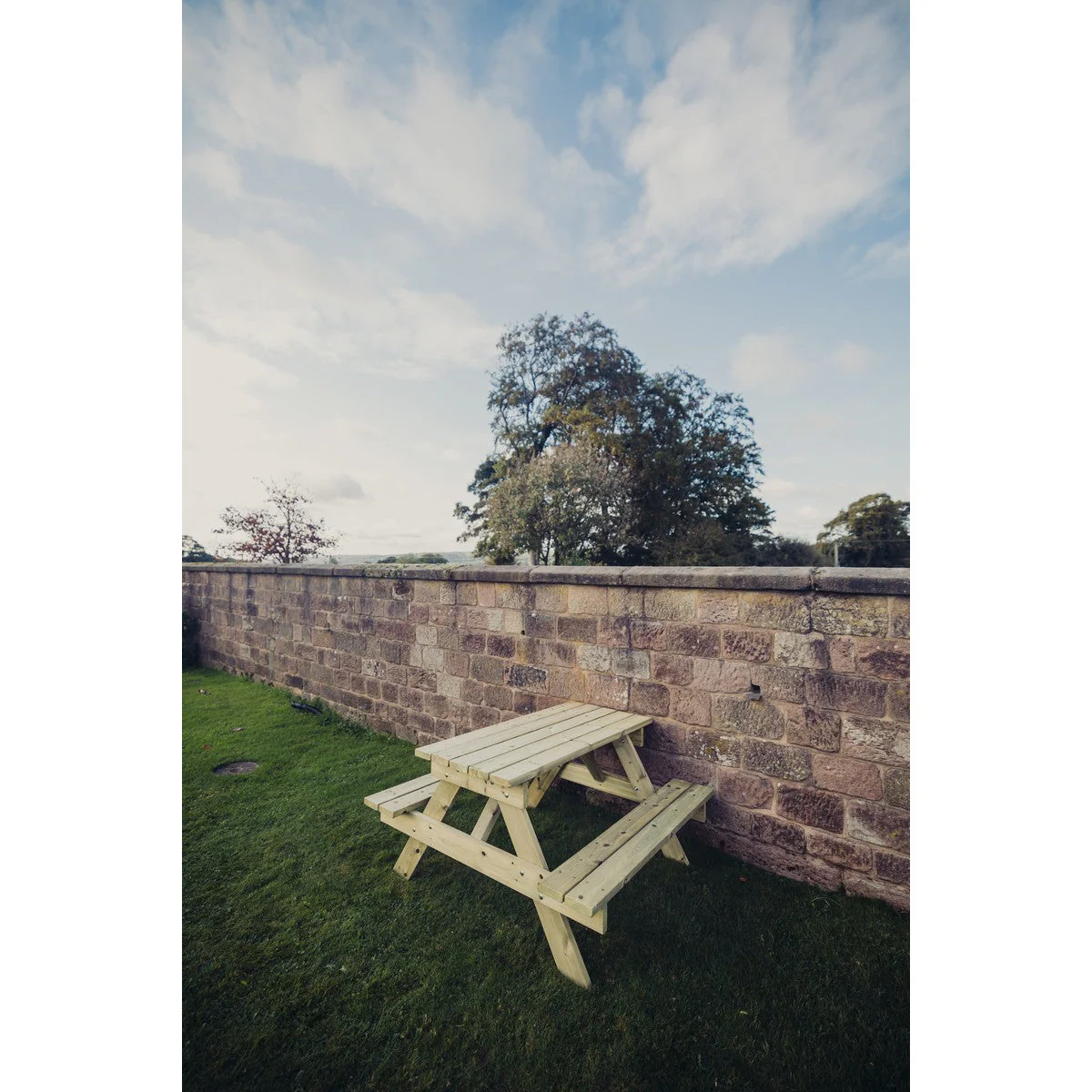 Traditional Garden Picnic Table by Churnet Valley - 4 Seats - PT101 - Image 19