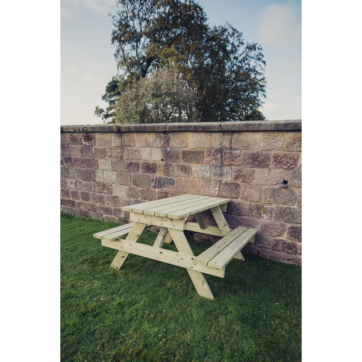 Traditional Garden Picnic Table by Churnet Valley - 4 Seats - PT101 - Image 4