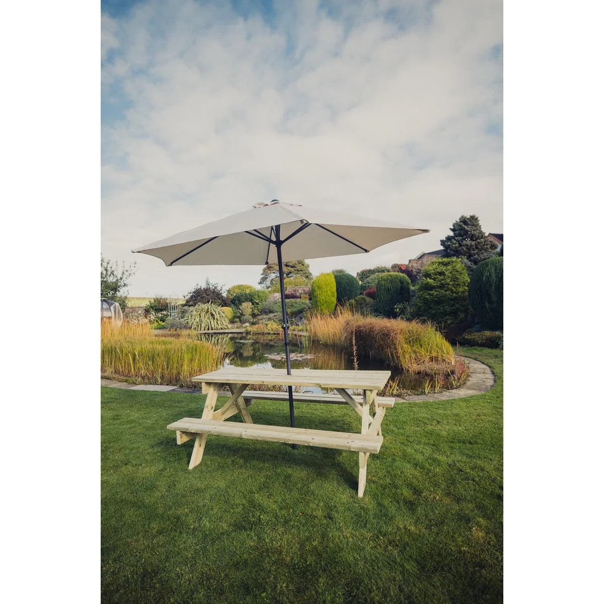 Traditional Garden Picnic Table by Churnet Valley - 6 Seats - PT102 - Image 4