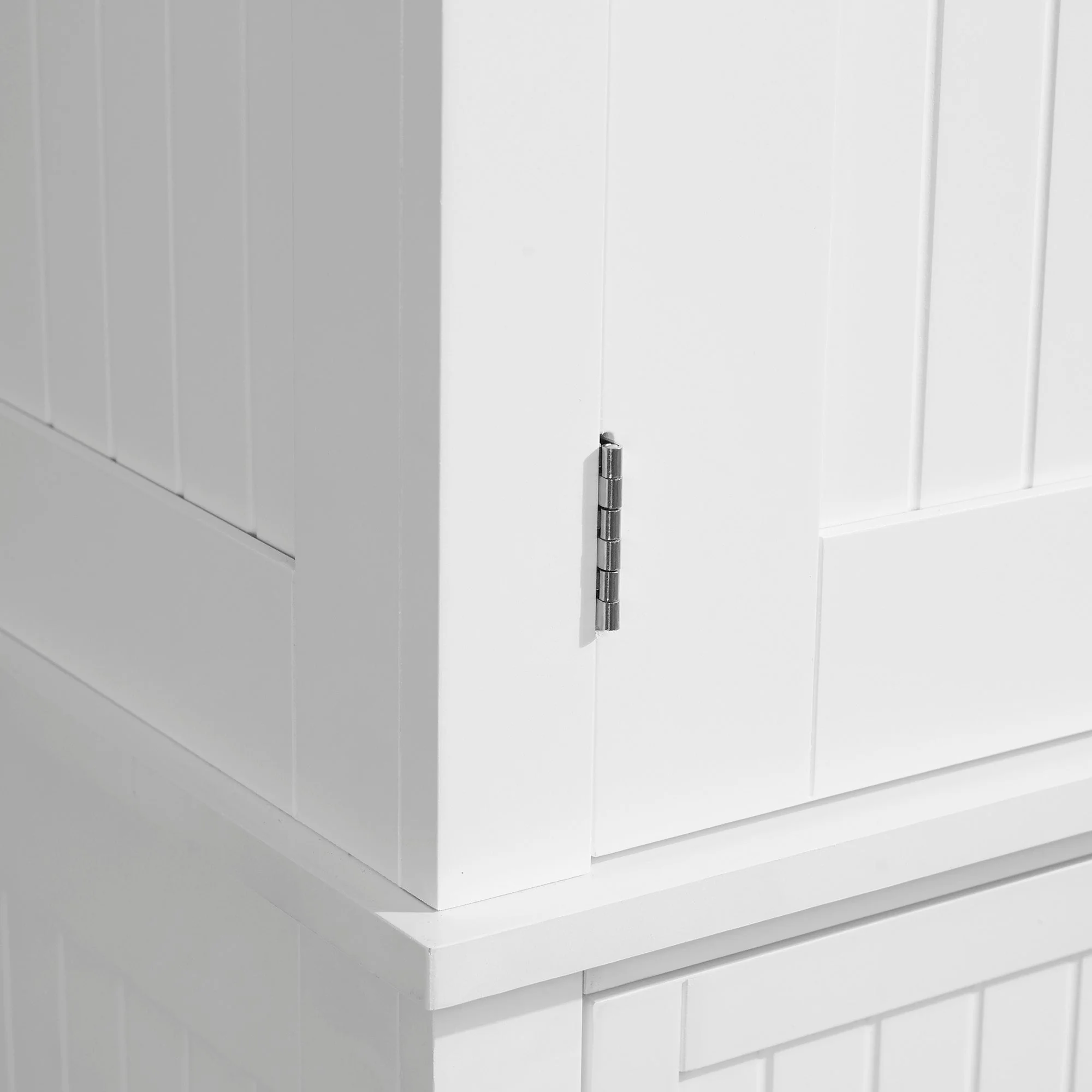 Traditional Kitchen Cupboard Freestanding Storage Cabinet with Drawer - Image 5
