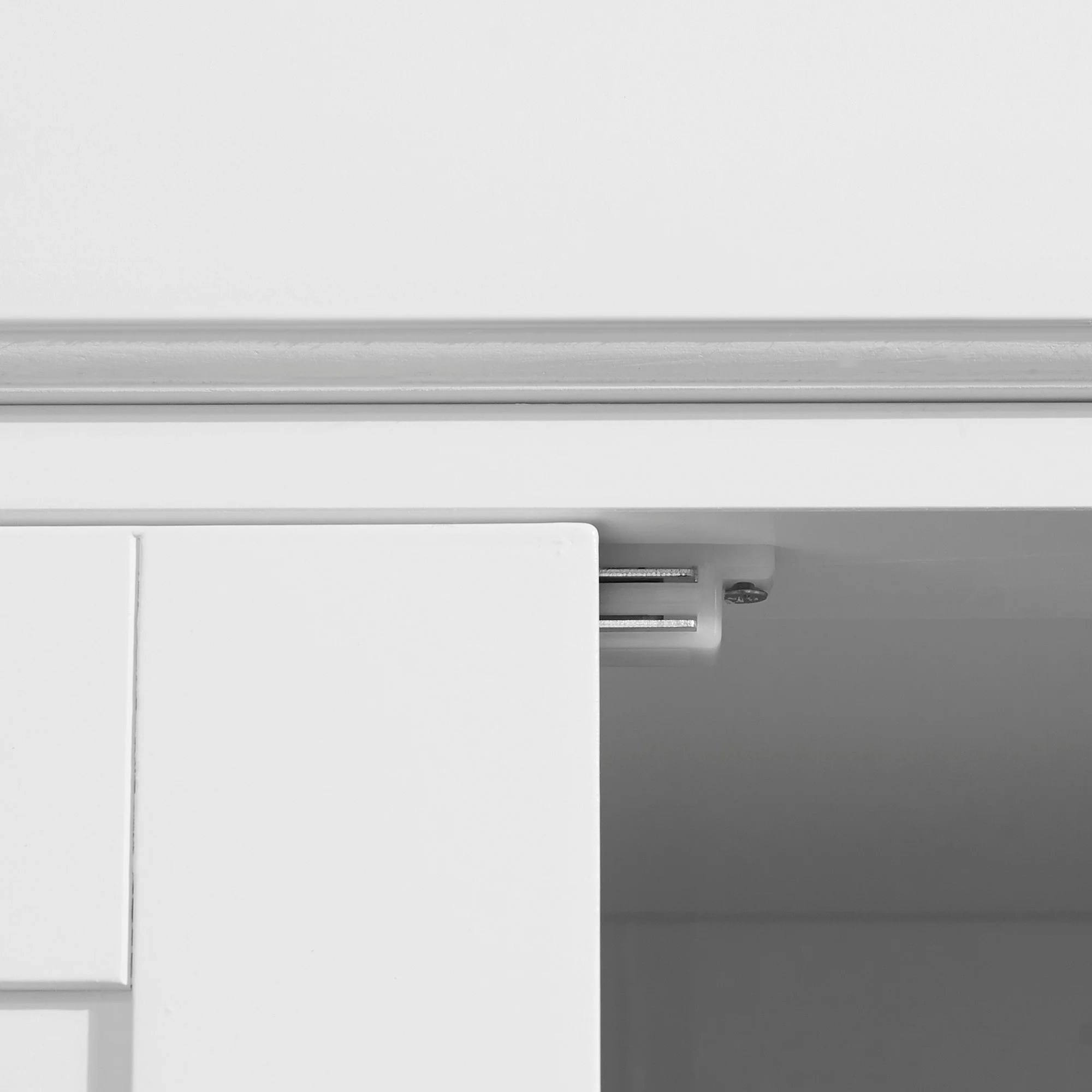 Traditional Kitchen Cupboard Freestanding Storage Cabinet with Drawer - Image 6