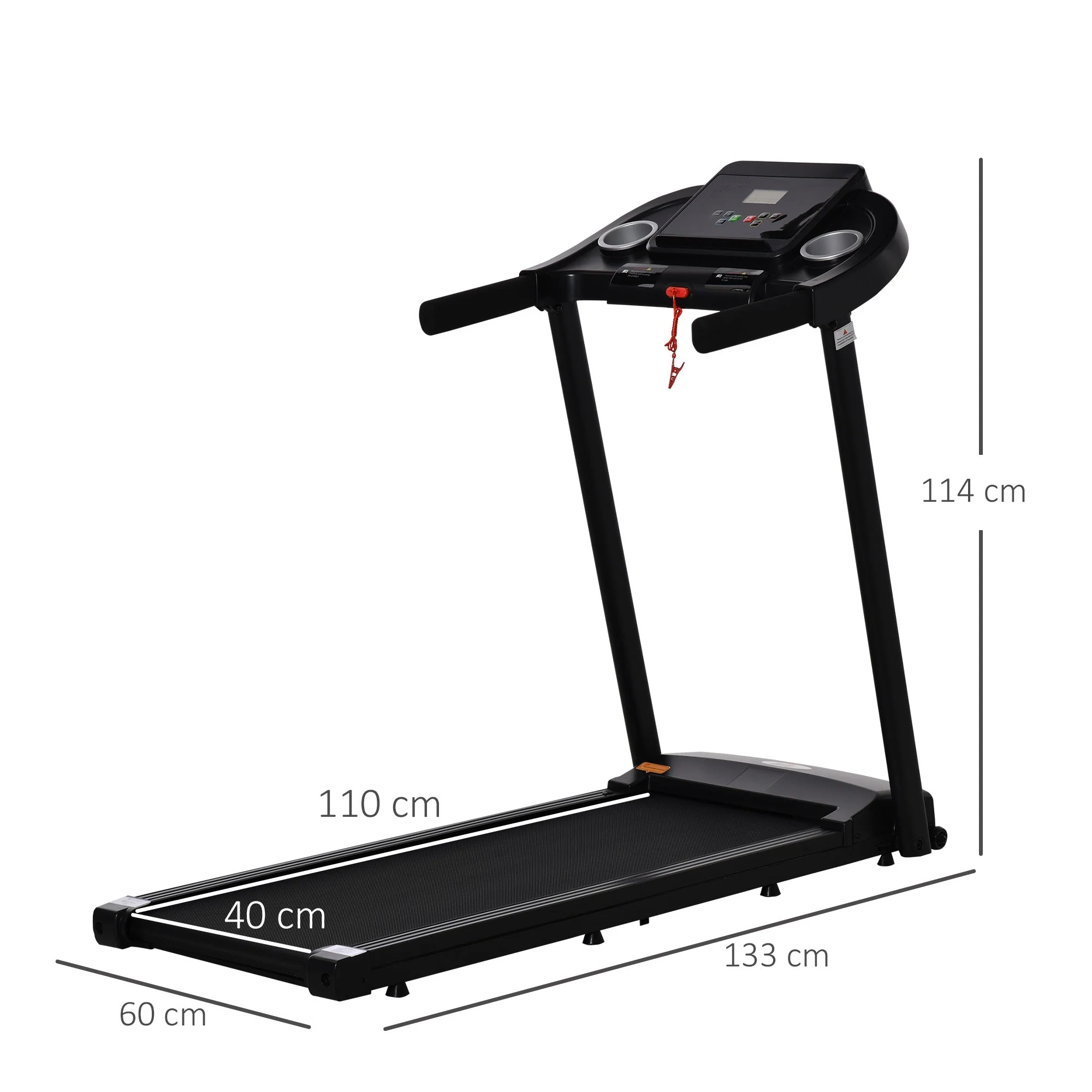 Treadmill Electric Motorised Running Machine w/ LED Display - Image 2