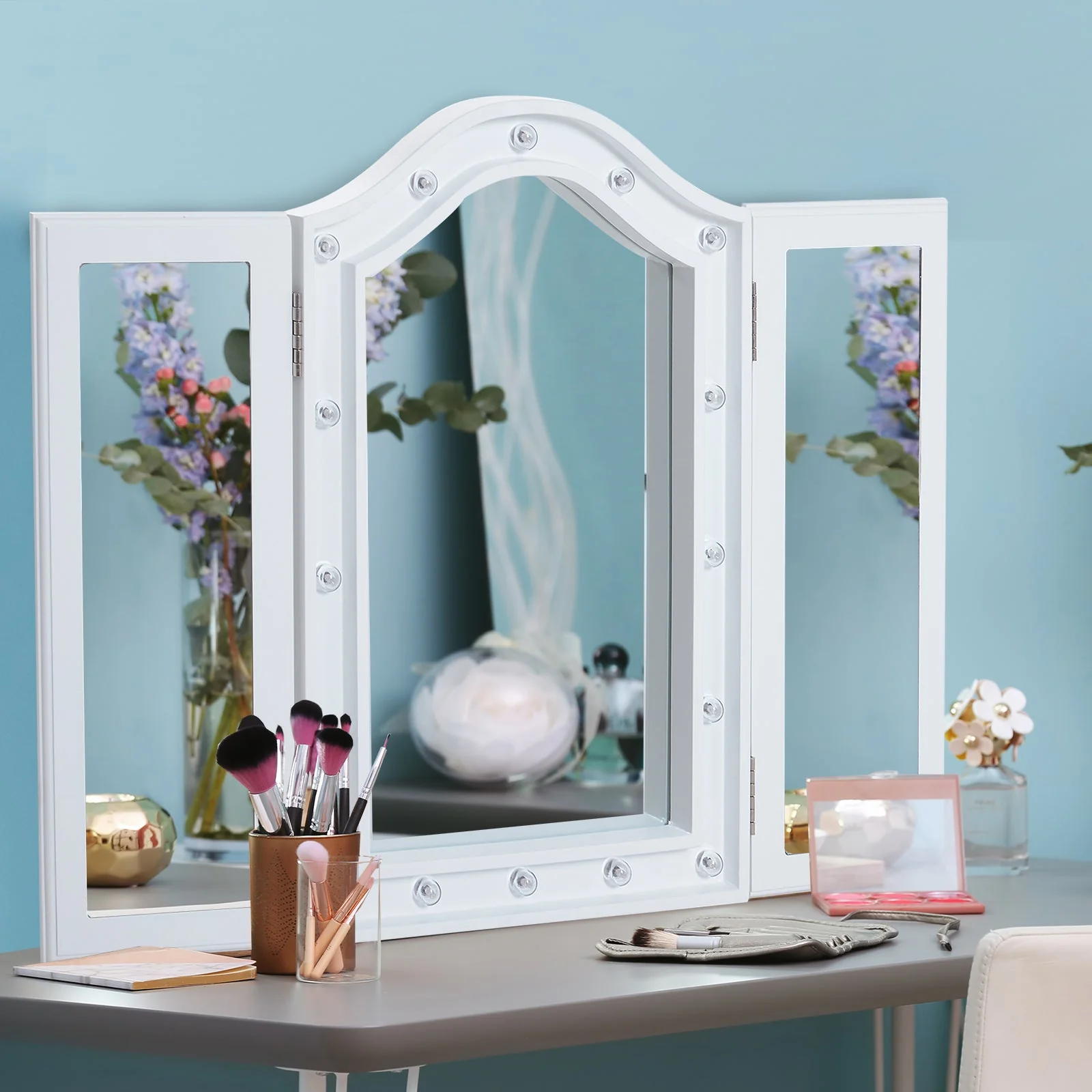 Trifold Freestanding Mirror - Image 9