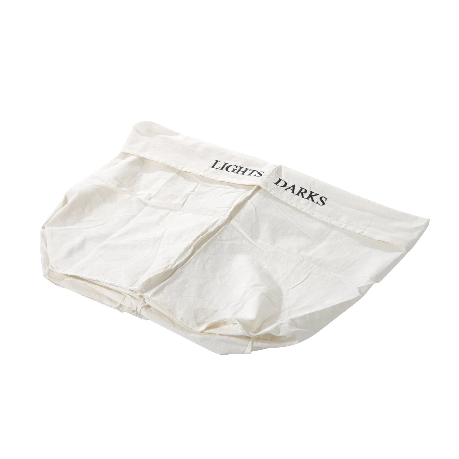 Two-Compartment Wooden Laundry Basket - Image 9