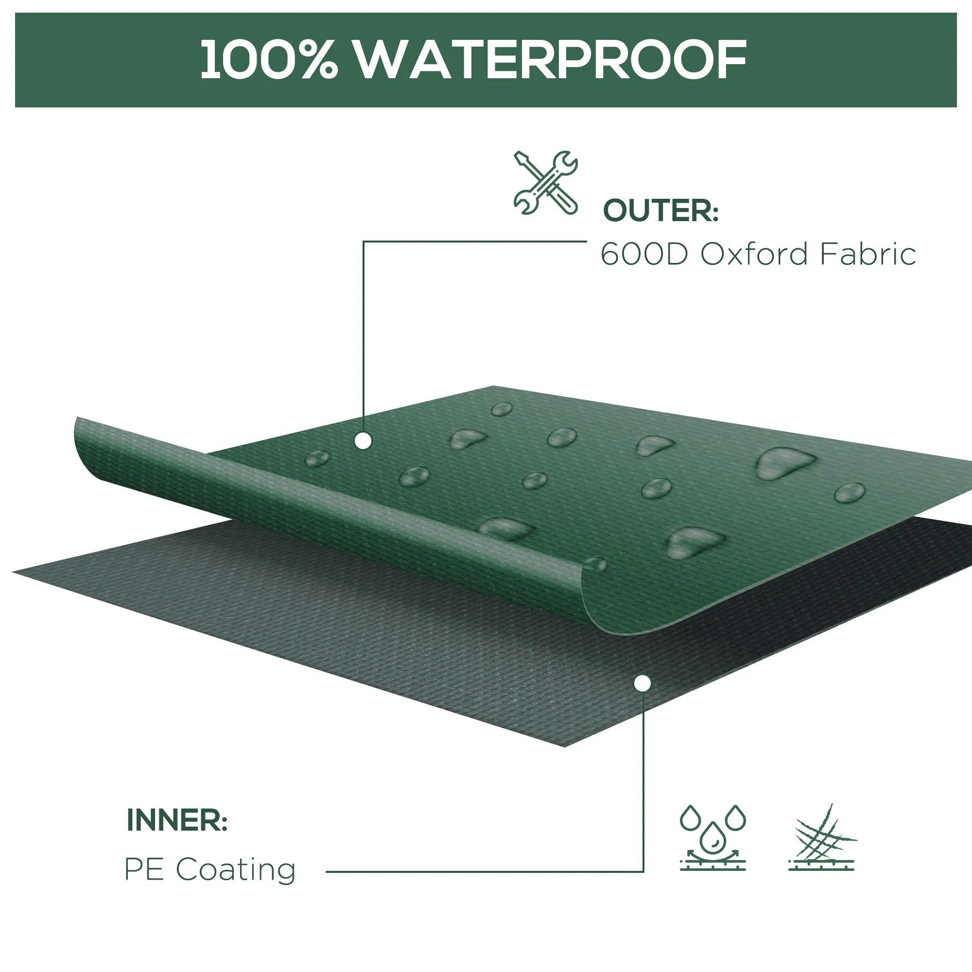 UV /Rain Protective Rattan Furniture Cover - Image 4