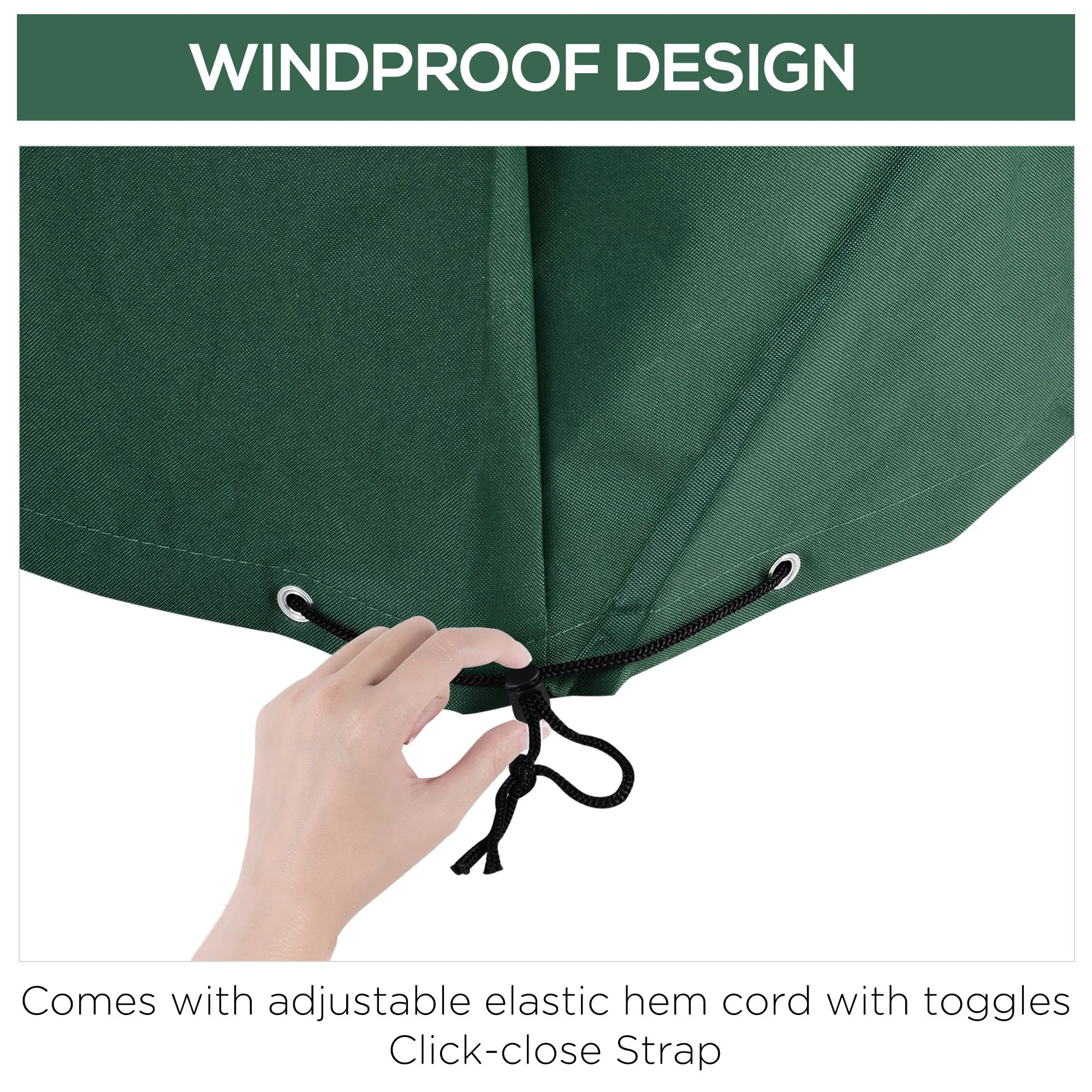 UV /Rain Protective Rattan Furniture Cover - Image 5