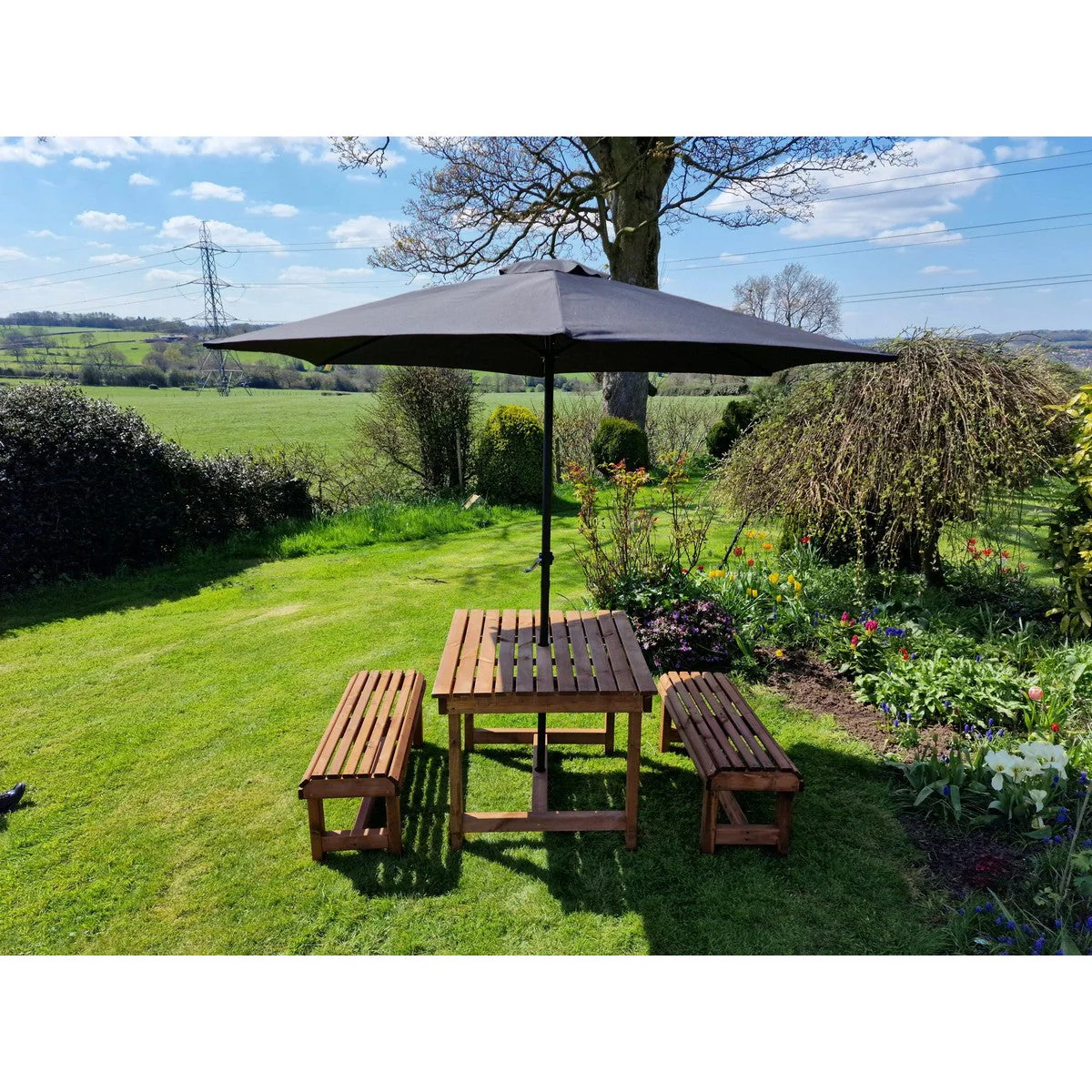 Valley Garden Bench by Churnet Valley - 4 Seats - VT114 - Image 4