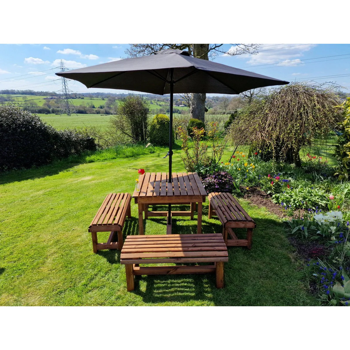 Valley Garden Bench by Churnet Valley - 8 Seats - VT115 - Image 4
