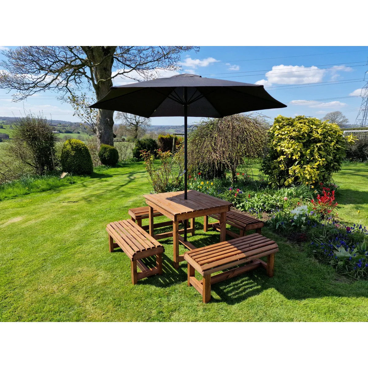 Valley Garden Bench by Churnet Valley - 8 Seats - VT115 - Image 6