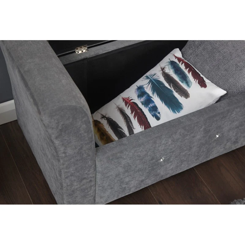 Verona Window Seat Dark Grey - Image 6