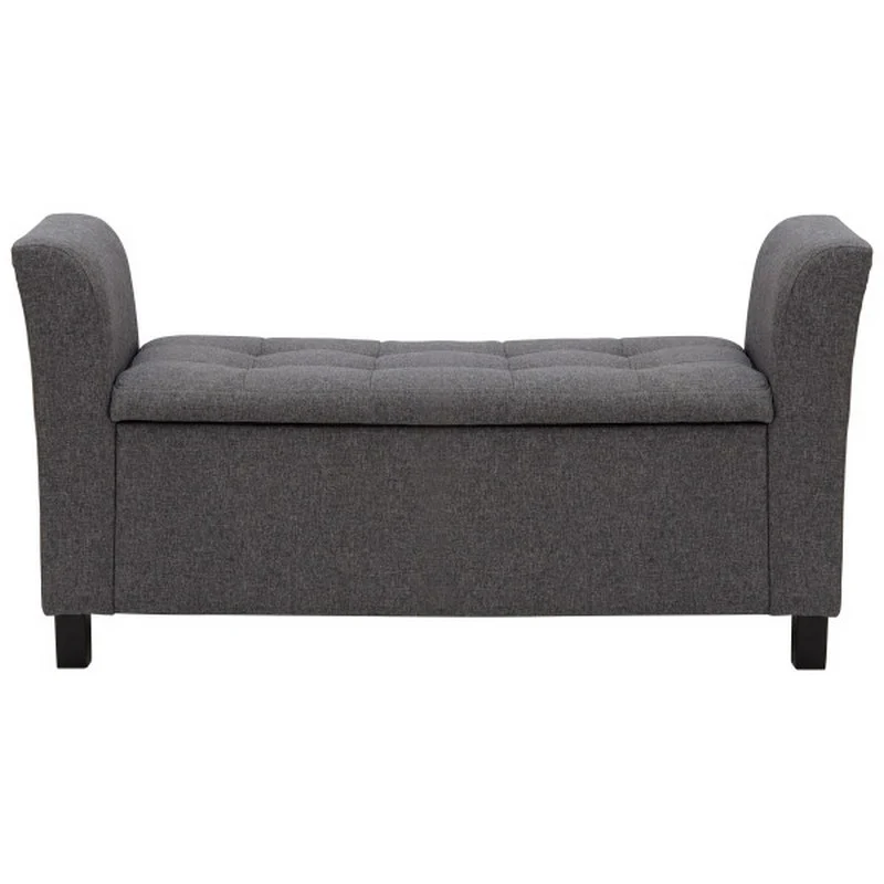 Verona Window Seat Fabric Dark Grey - Image 10