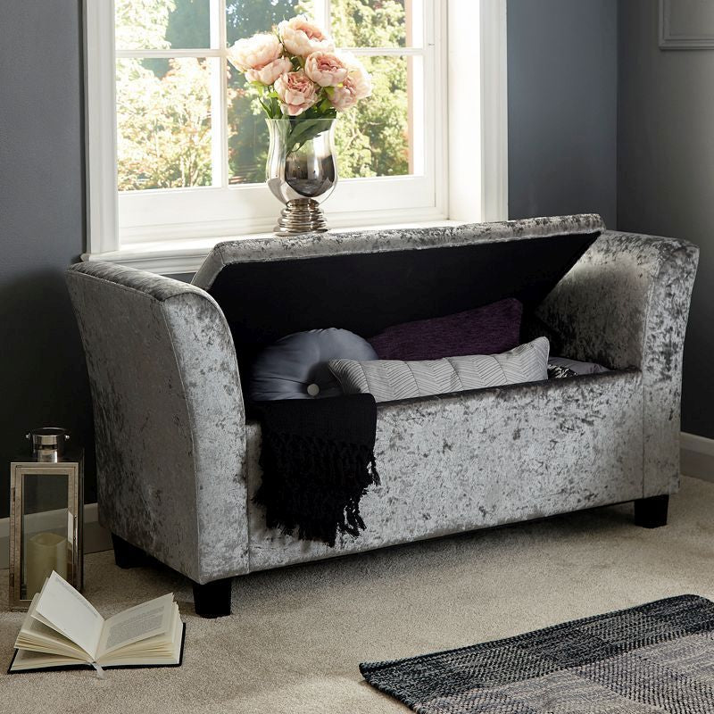 Verona Window Seat Fabric Grey - Image 2