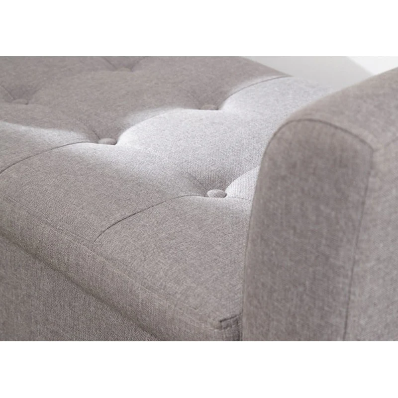 Verona Window Seat Fabric Light Grey - Image 6