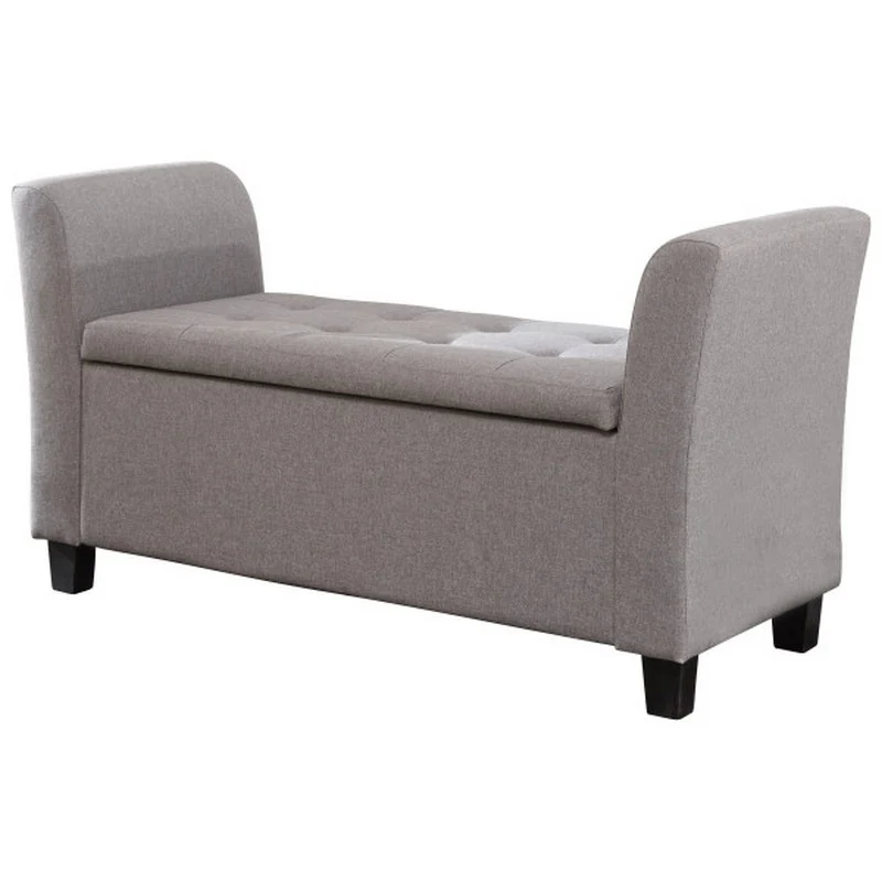 Verona Window Seat Fabric Light Grey - Image 9