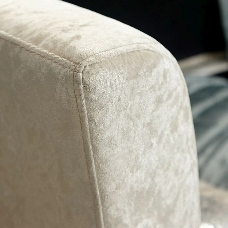 Verona Window Seat Fabric White - Image 3