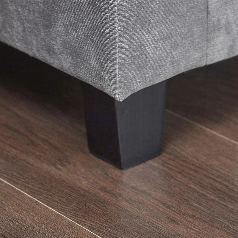 Verona Window Seat Wood & Fabric Grey - Image 5