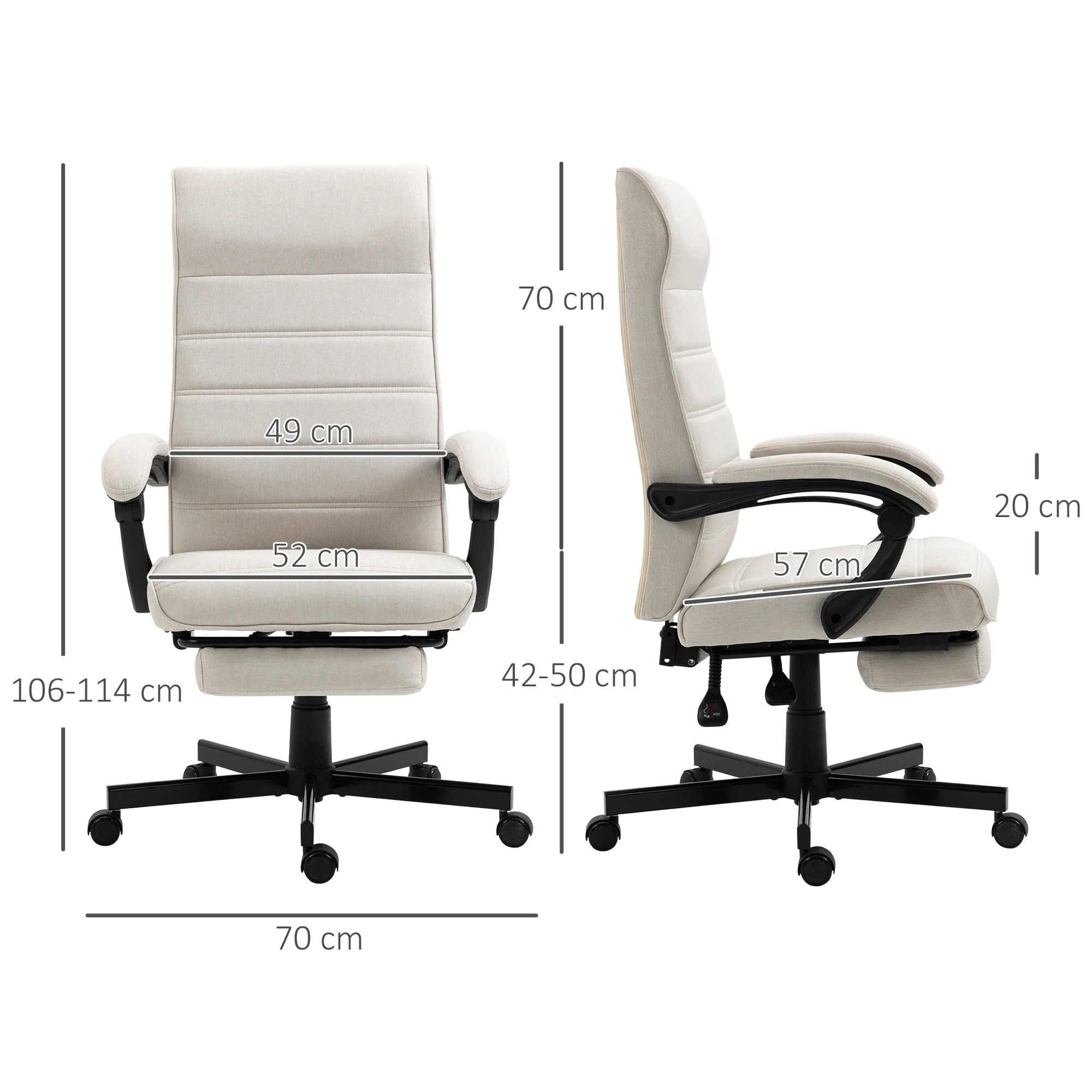 Vinsetto High-Back Home Office Chair - Image 2