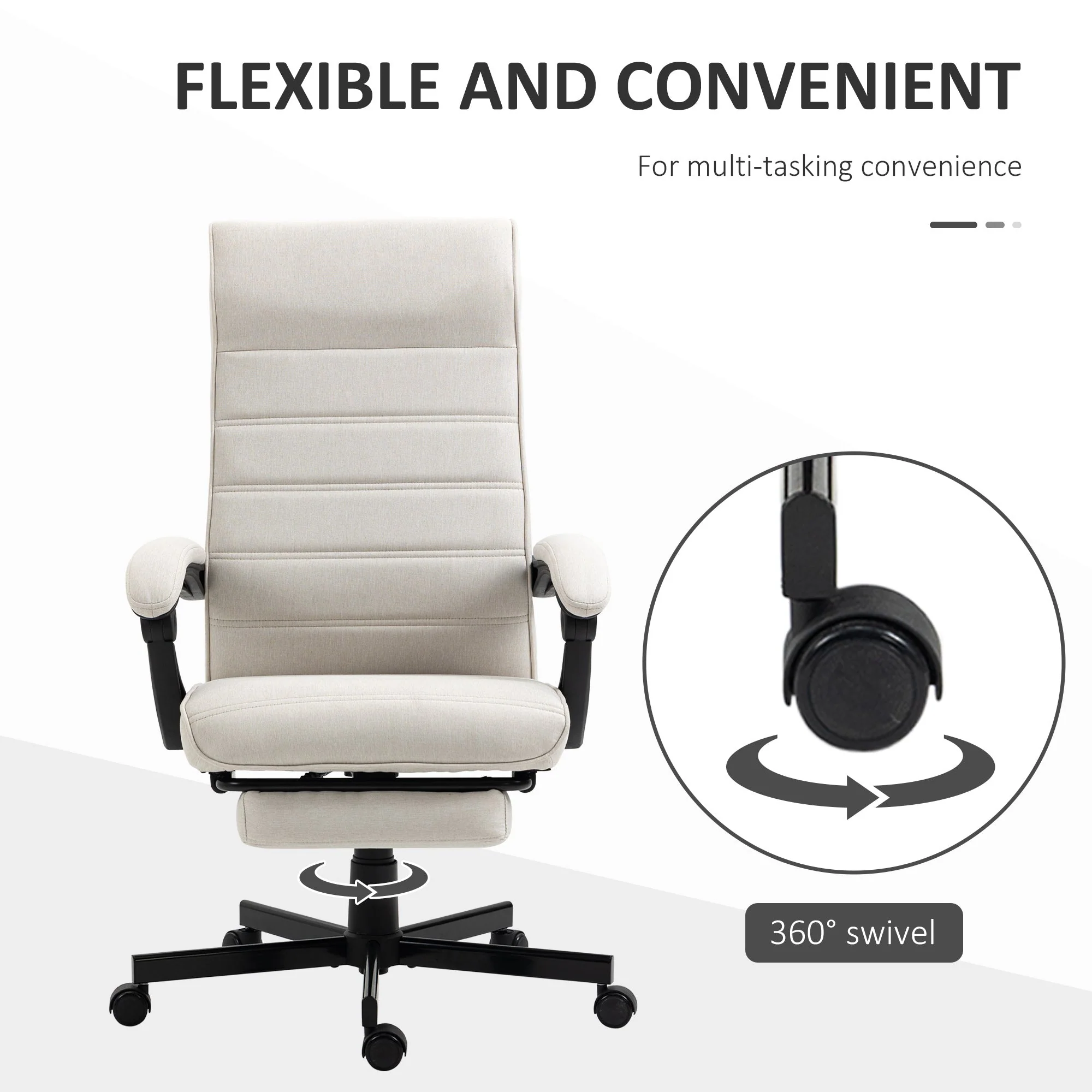 Vinsetto High-Back Home Office Chair - Image 5