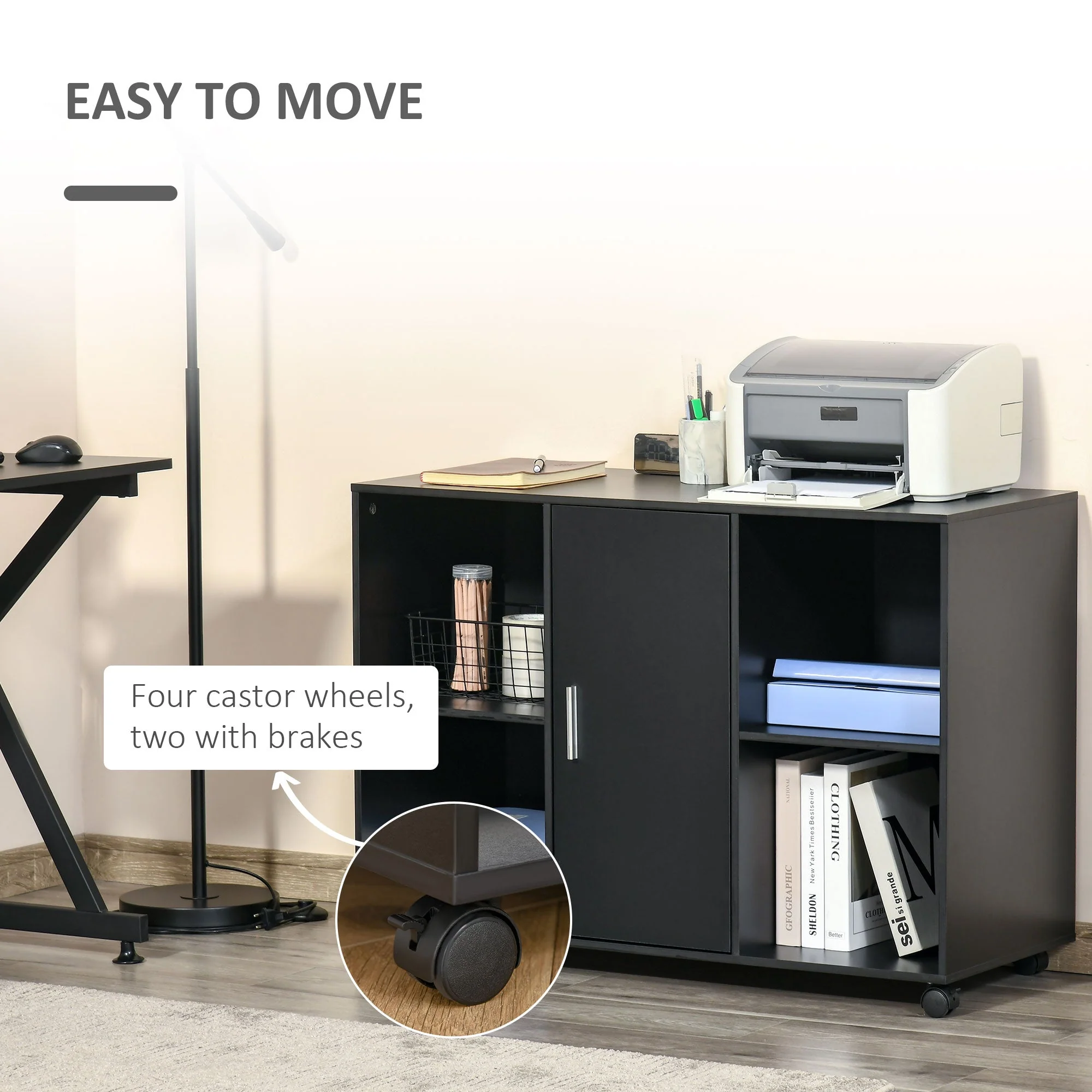 Vinsetto Mobile Office File Cabinet - Image 5