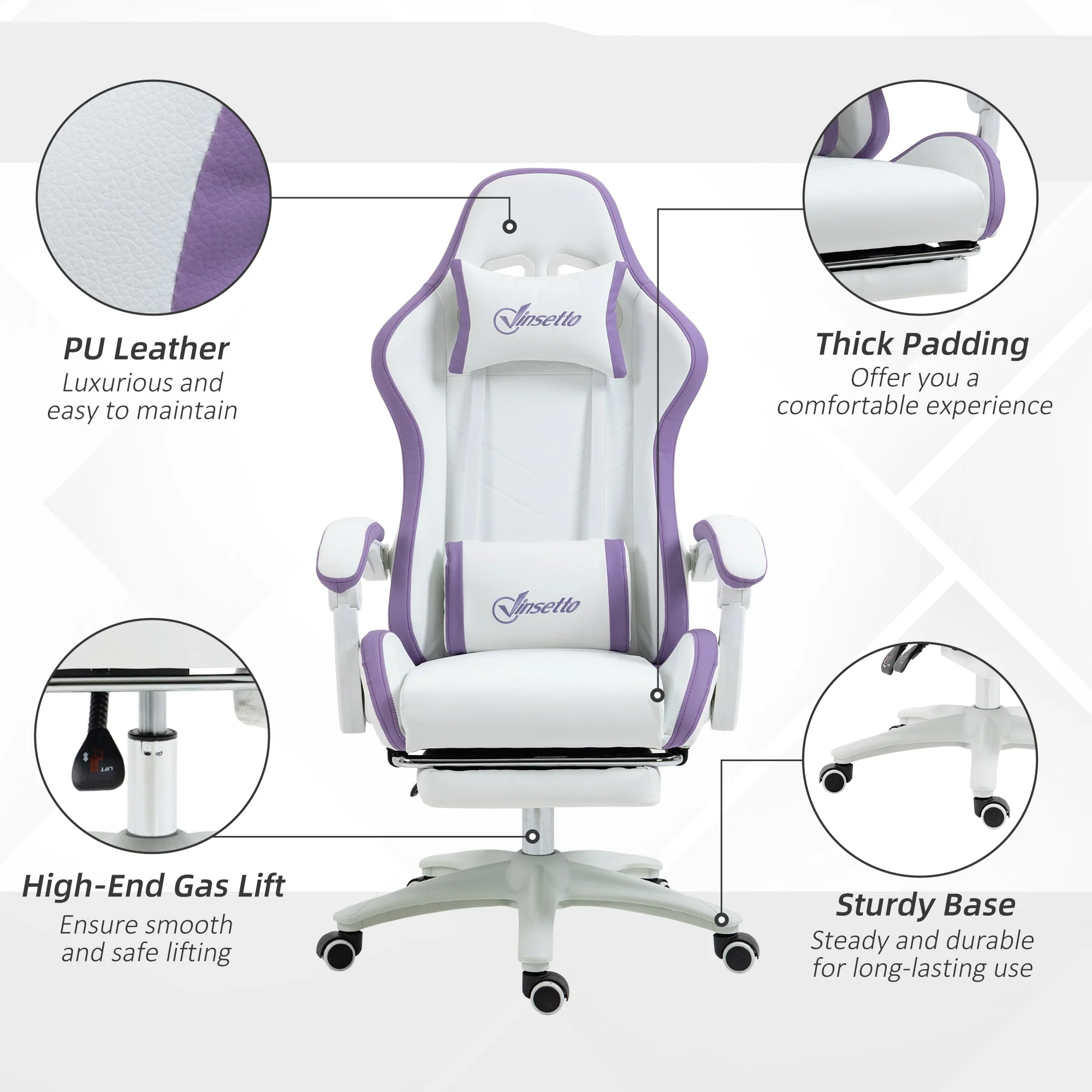 Vinsetto Racing Gaming Chair - Image 7