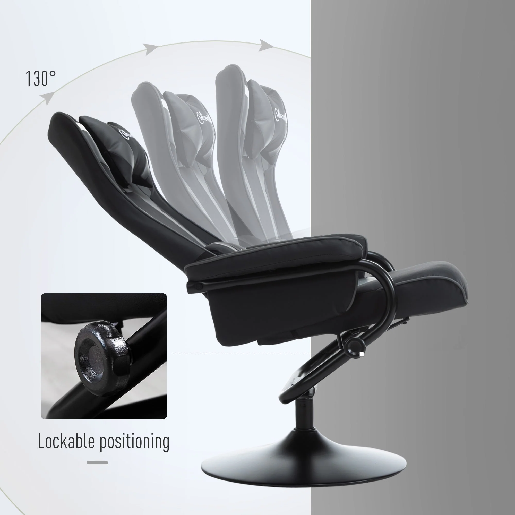 Vinsetto Racing-Style Recliner Chair - Image 4
