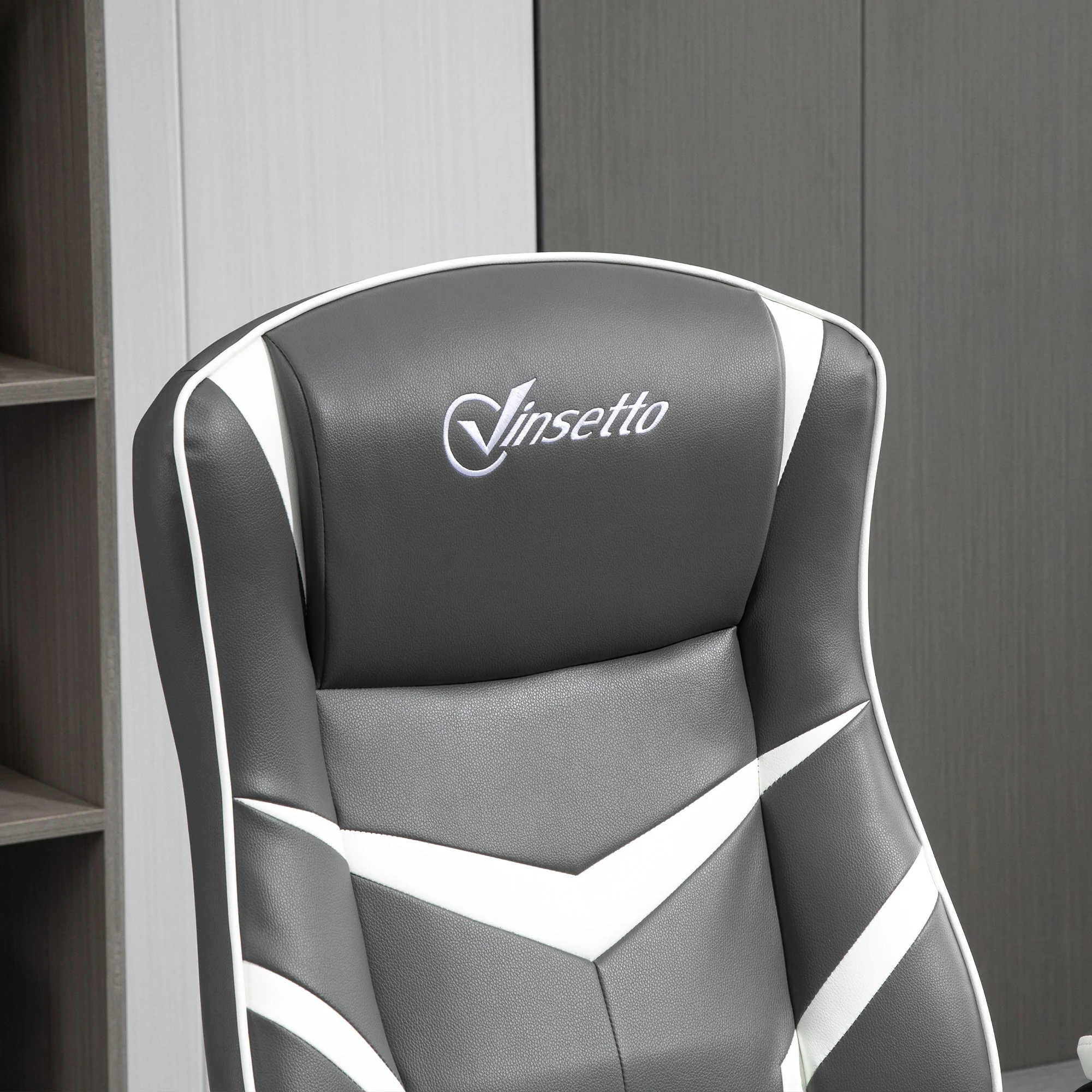 Vinsetto Video Game Chair Computer Chair with Adjustable Height - Image 8
