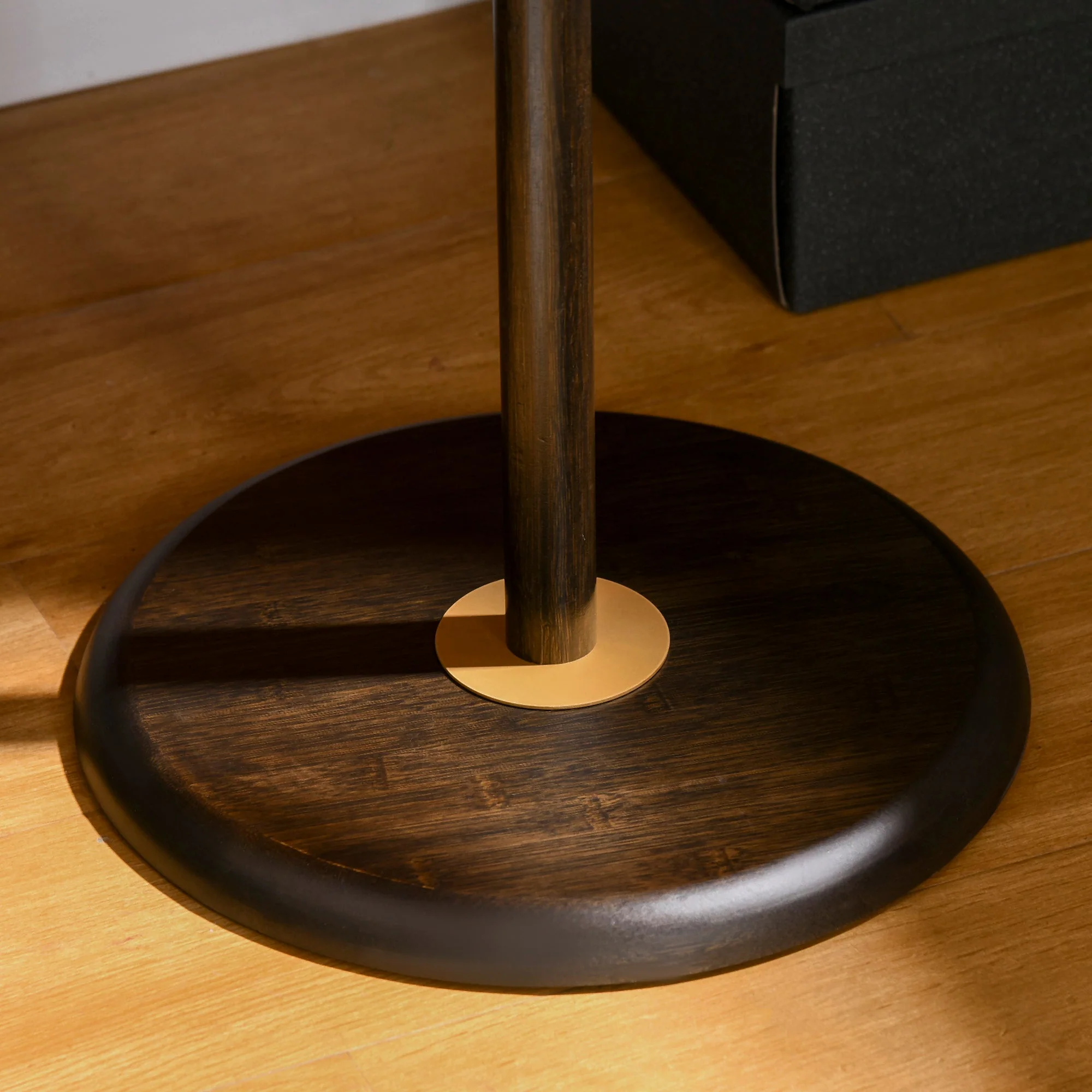 Vintage Coat Rack Stand Freestanding Hall Tree With 6 Hooks Bamboo Frame For Entryway Hallway Bedroom Walnut - Image 7