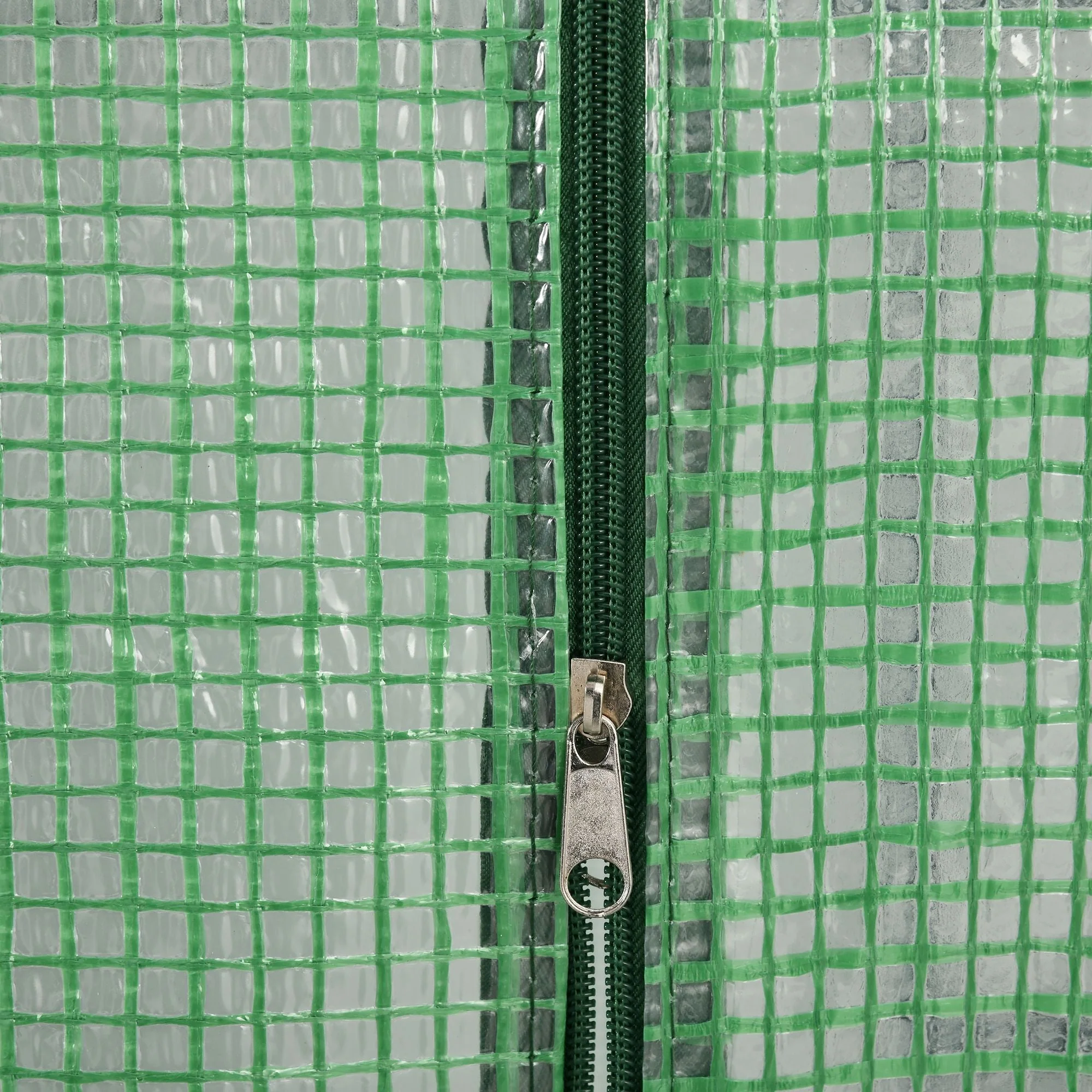 Walk in Garden Greenhouse with Shelves Polytunnel Steeple Green house Grow House Removable Cover 143x138x190cm - Image 9