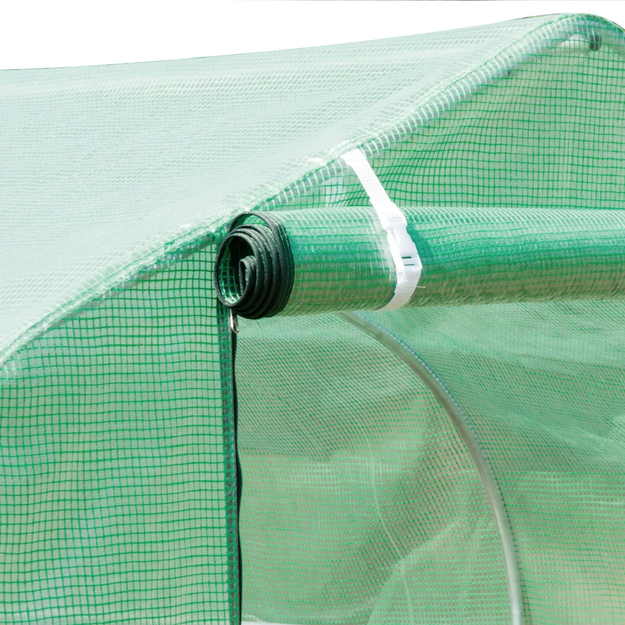 Walk in Polytunnel Garden Greenhouse Window Door Outdoor Plant Flower 6 x 3M - Image 8