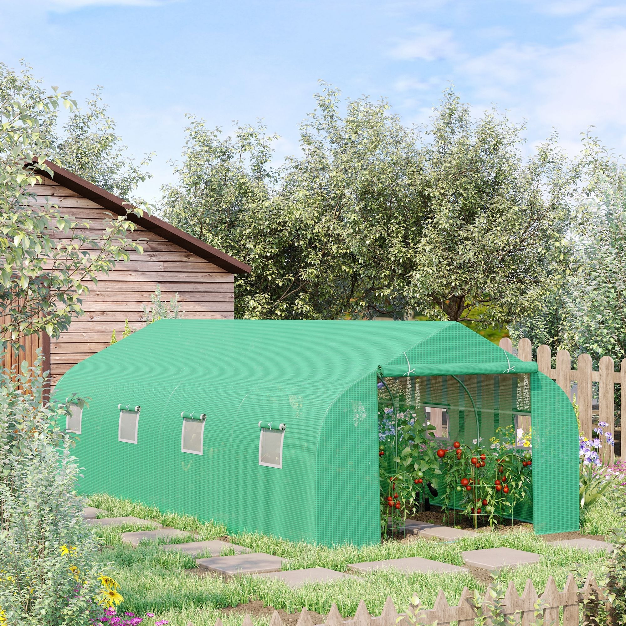 Walk in Polytunnel Greenhouse - Image 2