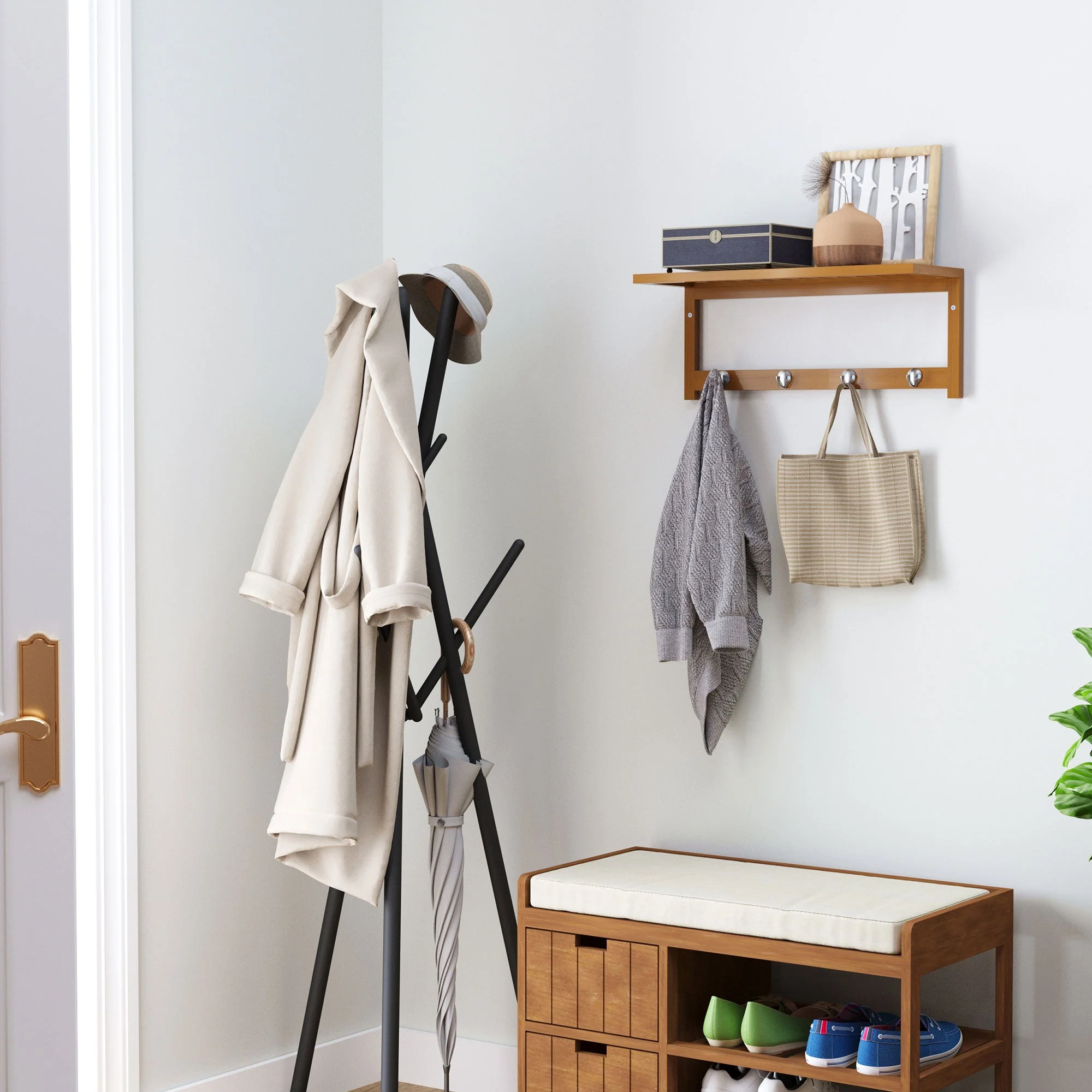 Wall Mounted Clothes Rack - Image 2
