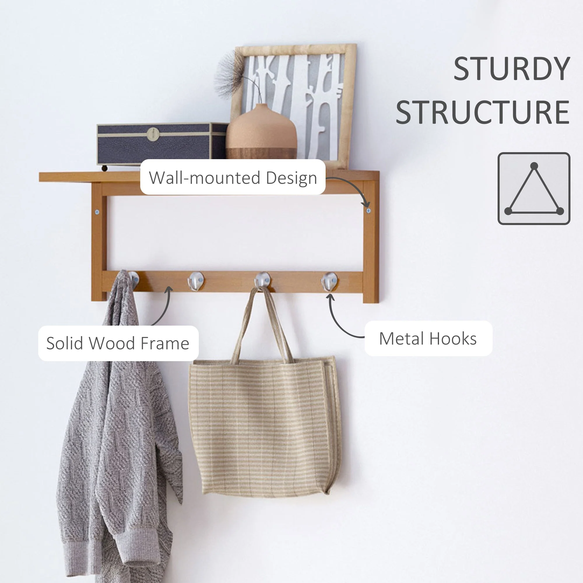Wall Mounted Clothes Rack - Image 5