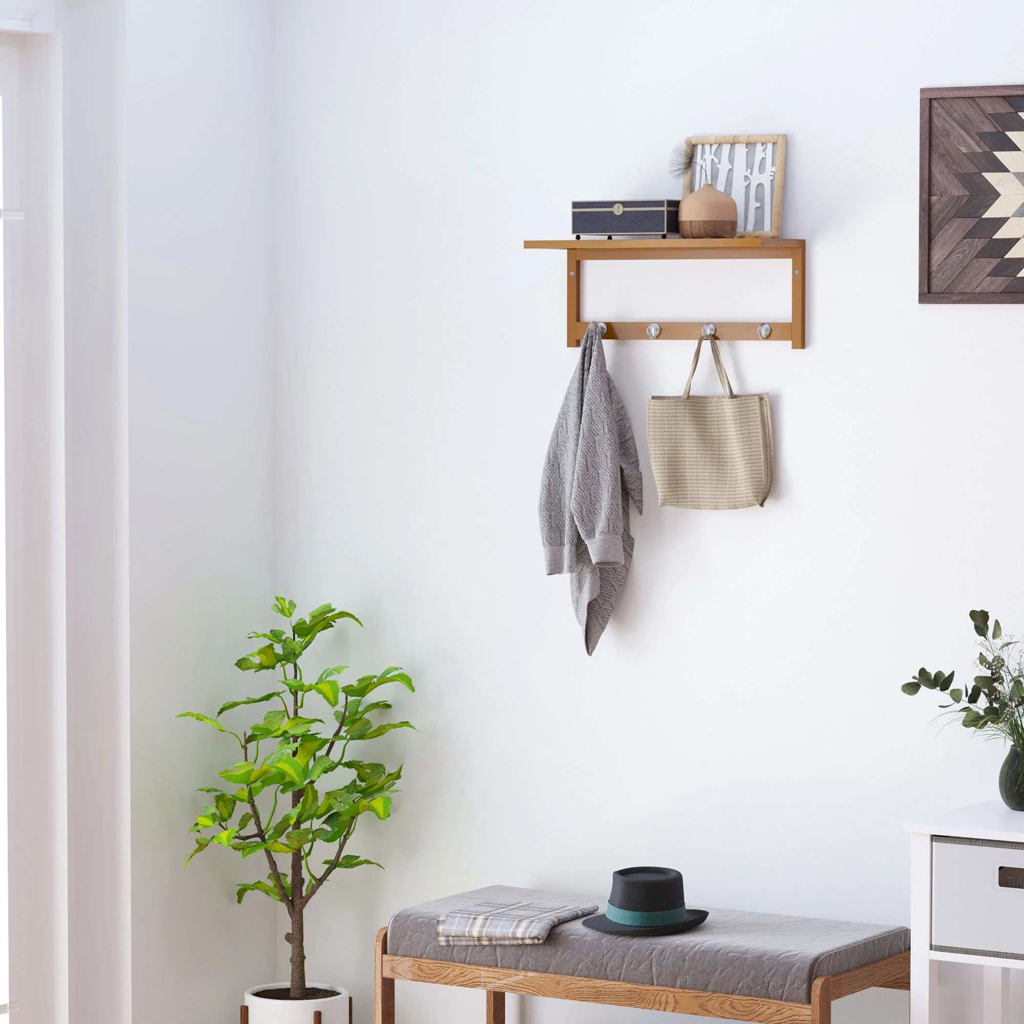 Wall Mounted Clothes Rack - Image 9