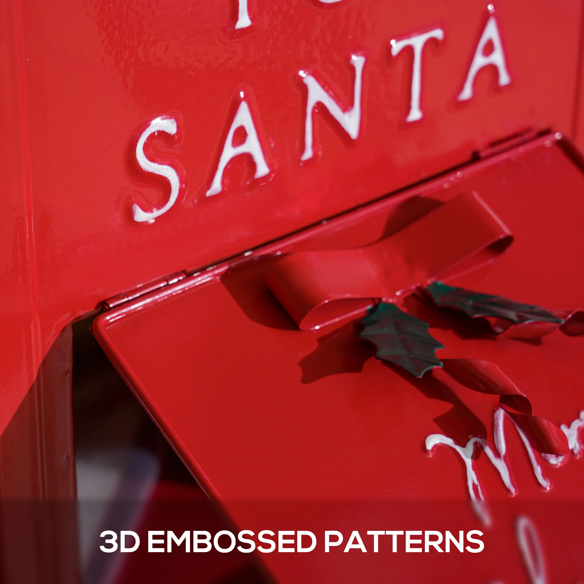Postbox Christmas Decoration Red - 47cm - Image 4