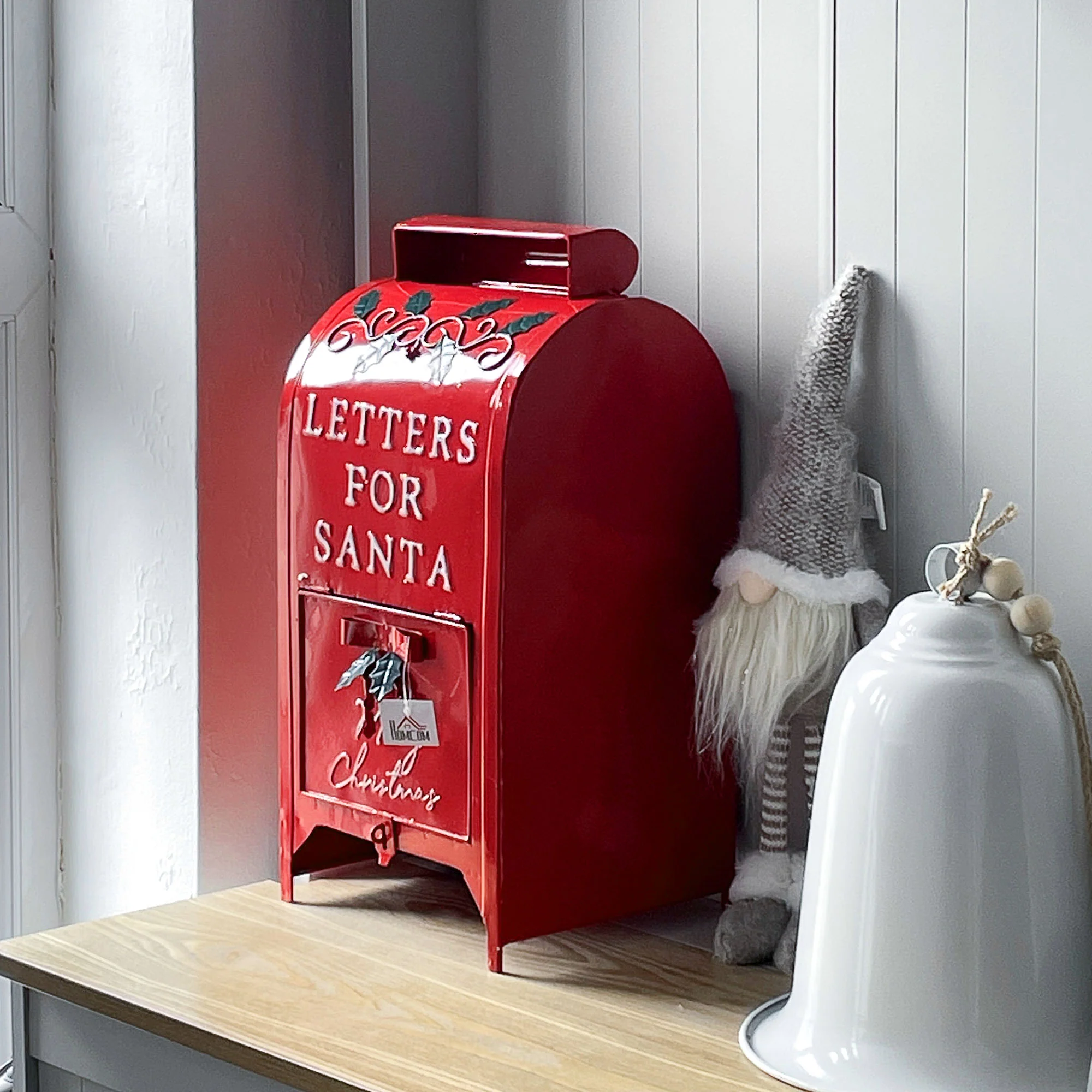 Postbox Christmas Decoration Red - 47cm - Image 9