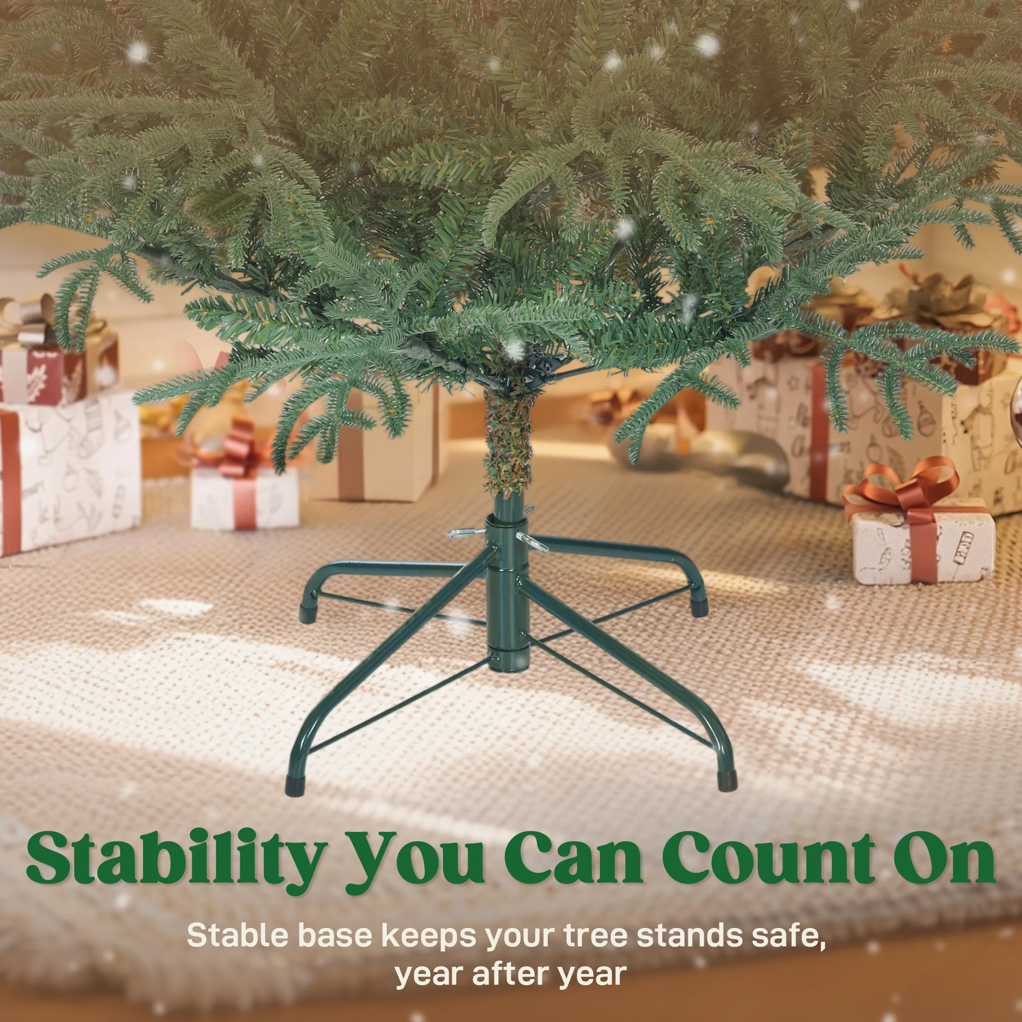 5ft Full Spruce Christmas Tree Artificial -  1375 Tips - Image 8
