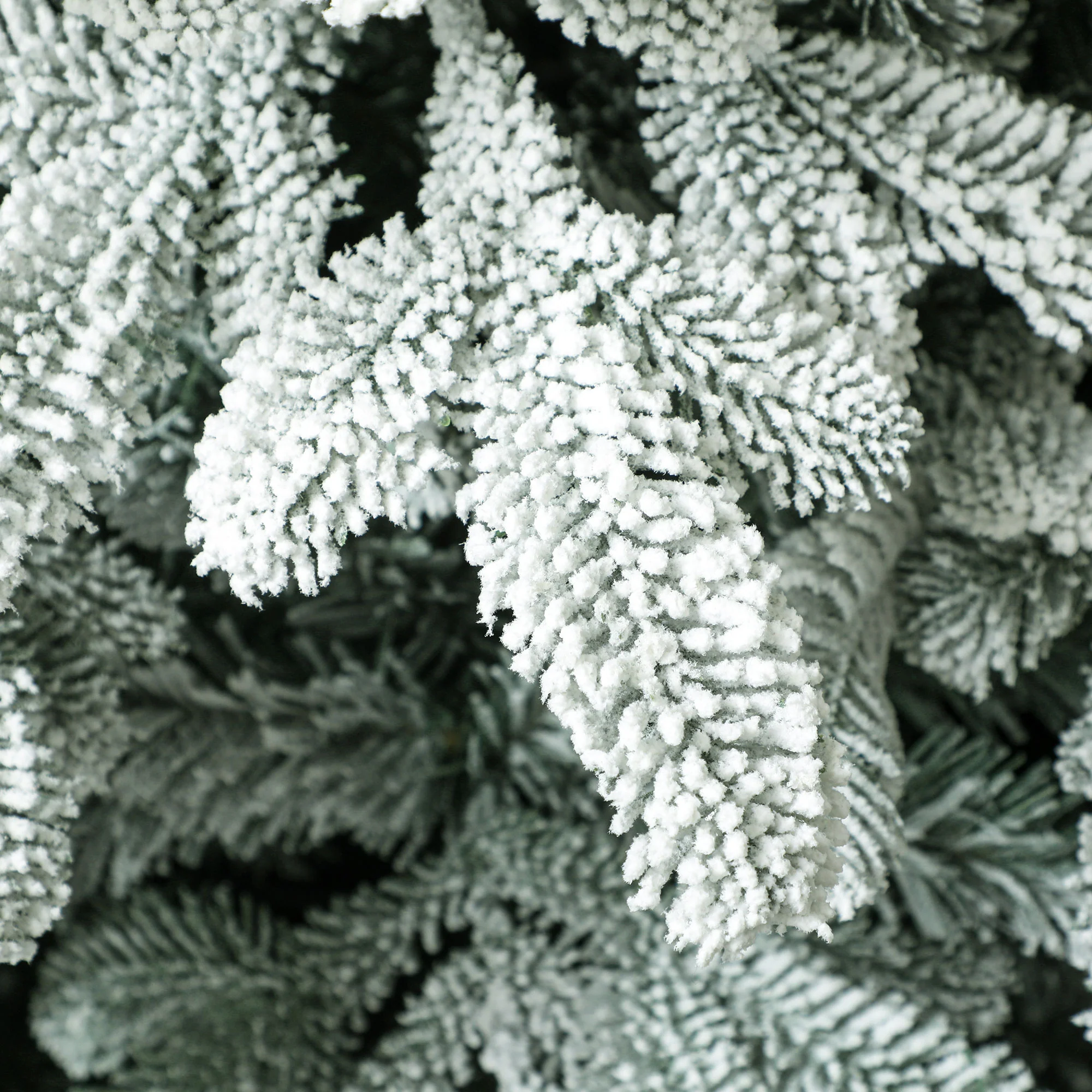 7ft Christmas Tree Artificial - White Frosted Green  1867 Tips - Image 9