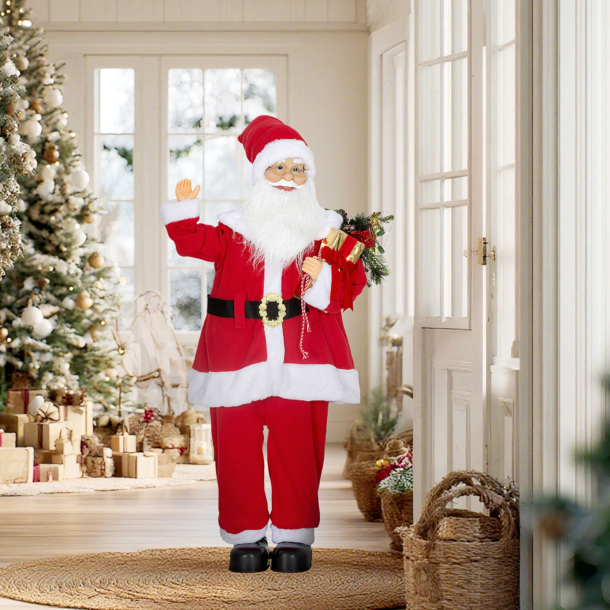 Santa Christmas Decoration - 120cm - Image 2