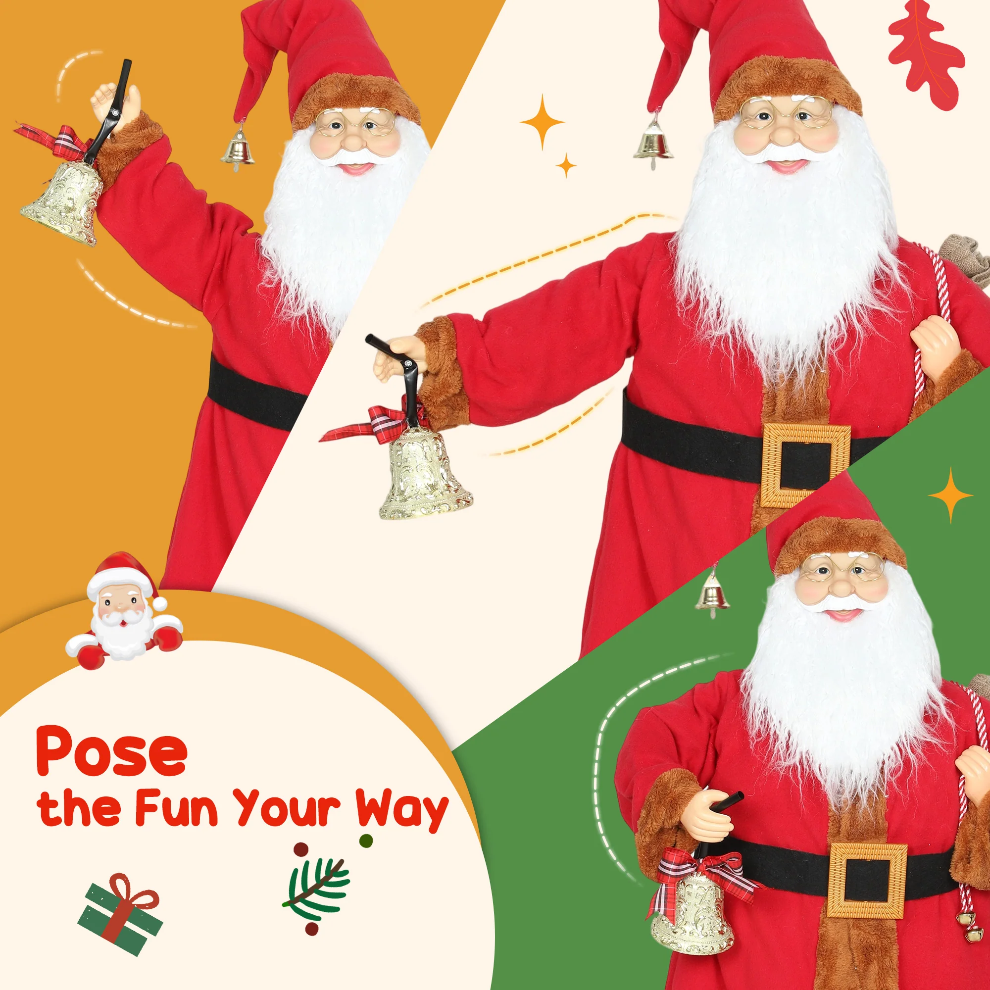 Santa Christmas Decoration - 120cm - Image 6