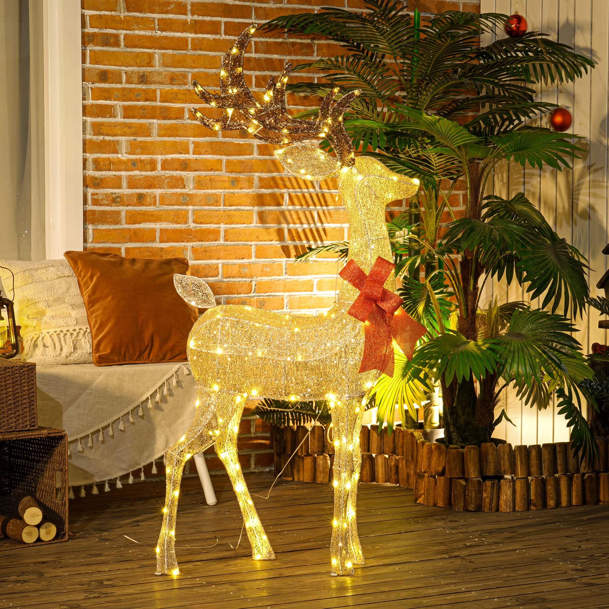 Christmas Feature Light Warm White Outdoor 137 LED - 1.35m - Image 9