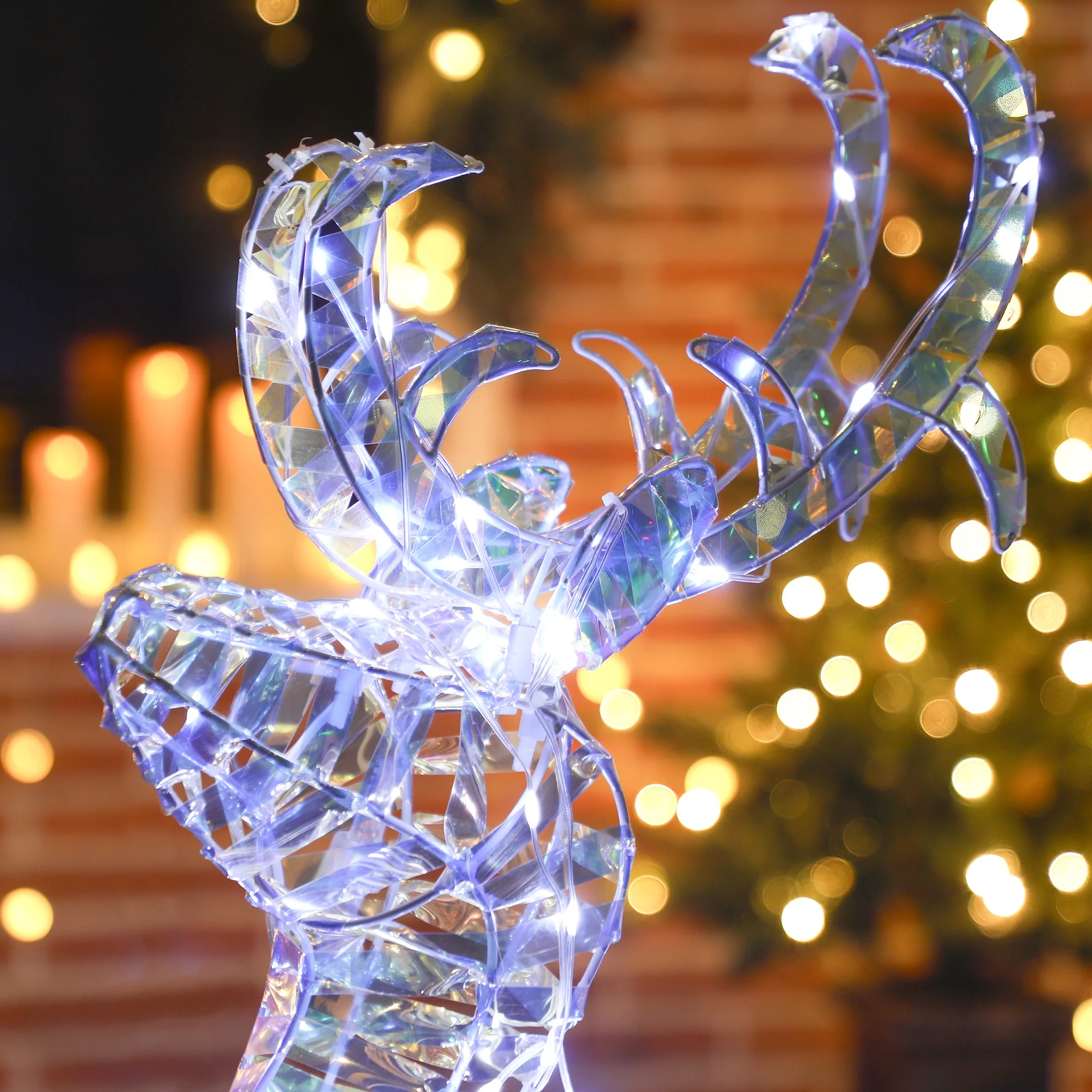 2 Piece Christmas Feature Light Warm White Indoor 170 LED - Image 9