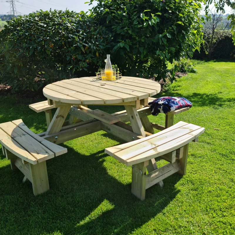 Westwood Garden Picnic Table by Churnet Valley - 8 Seats - Image 10