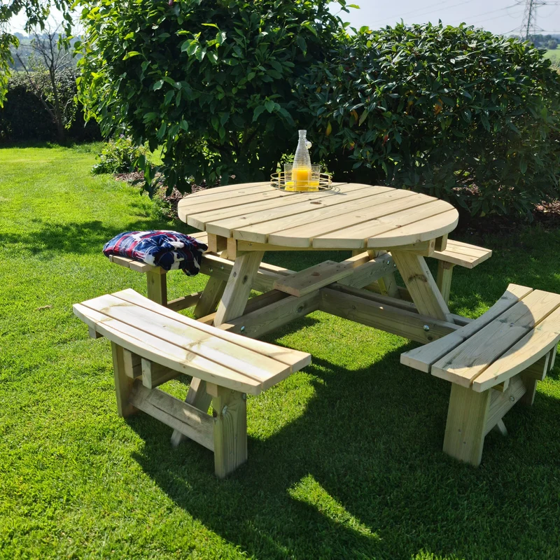 Westwood Garden Picnic Table by Churnet Valley - 8 Seats - Image 11