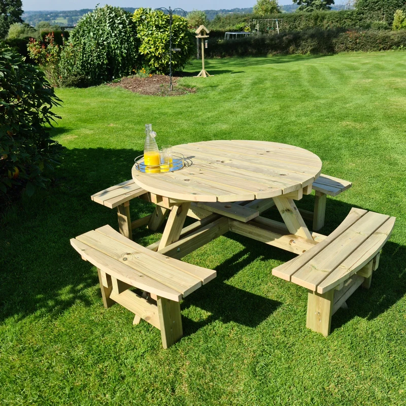Westwood Garden Picnic Table by Churnet Valley - 8 Seats - Image 2