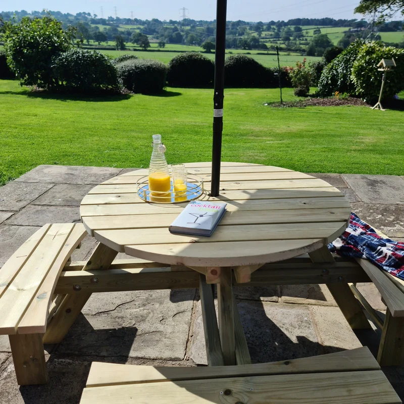 Westwood Garden Picnic Table by Churnet Valley - 8 Seats - Image 5