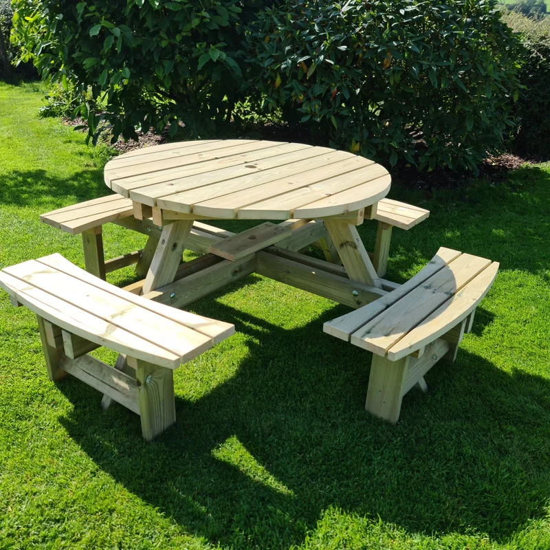 Westwood Garden Picnic Table by Churnet Valley - 8 Seats - Image 8