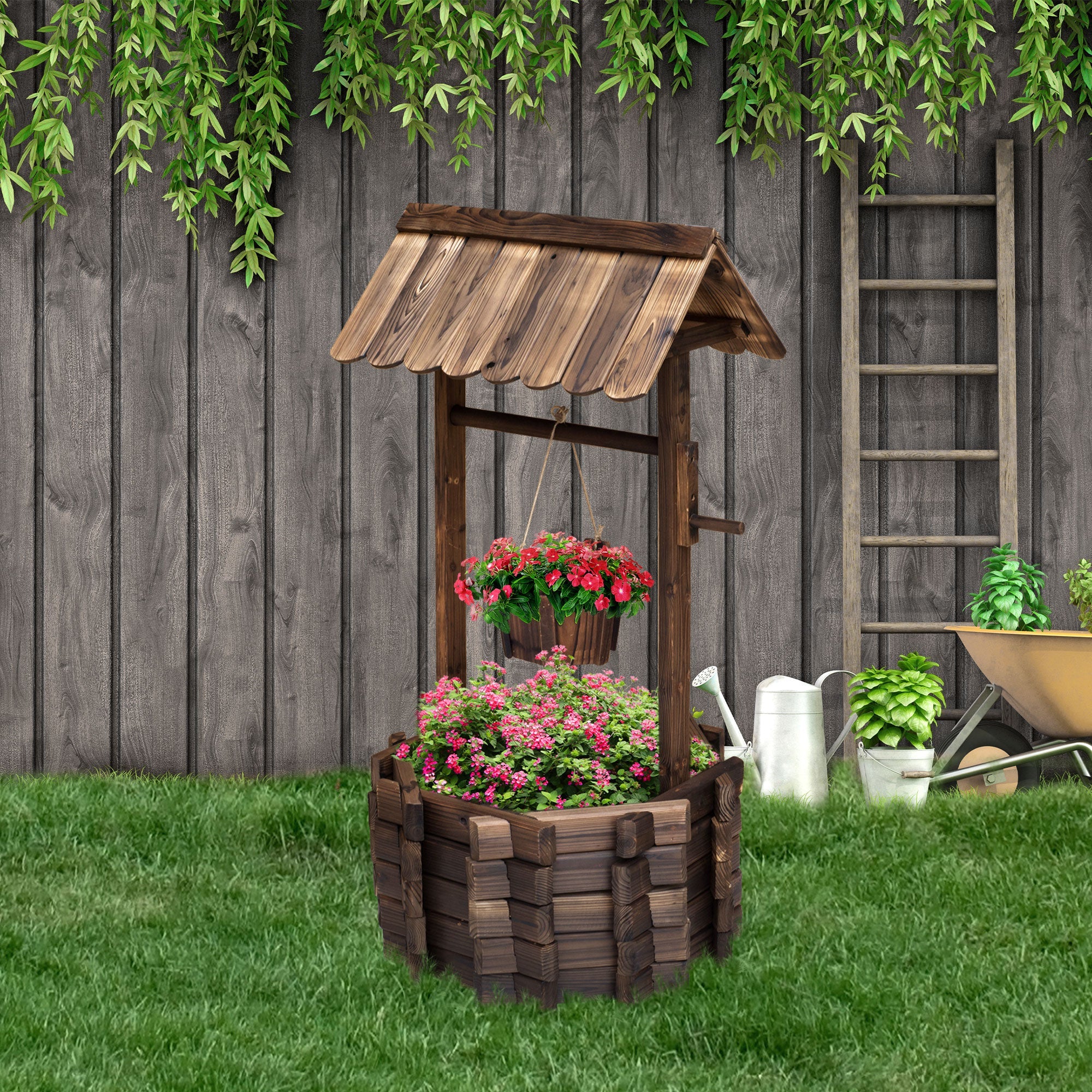 Wishing Well Planter Bucket - Image 2