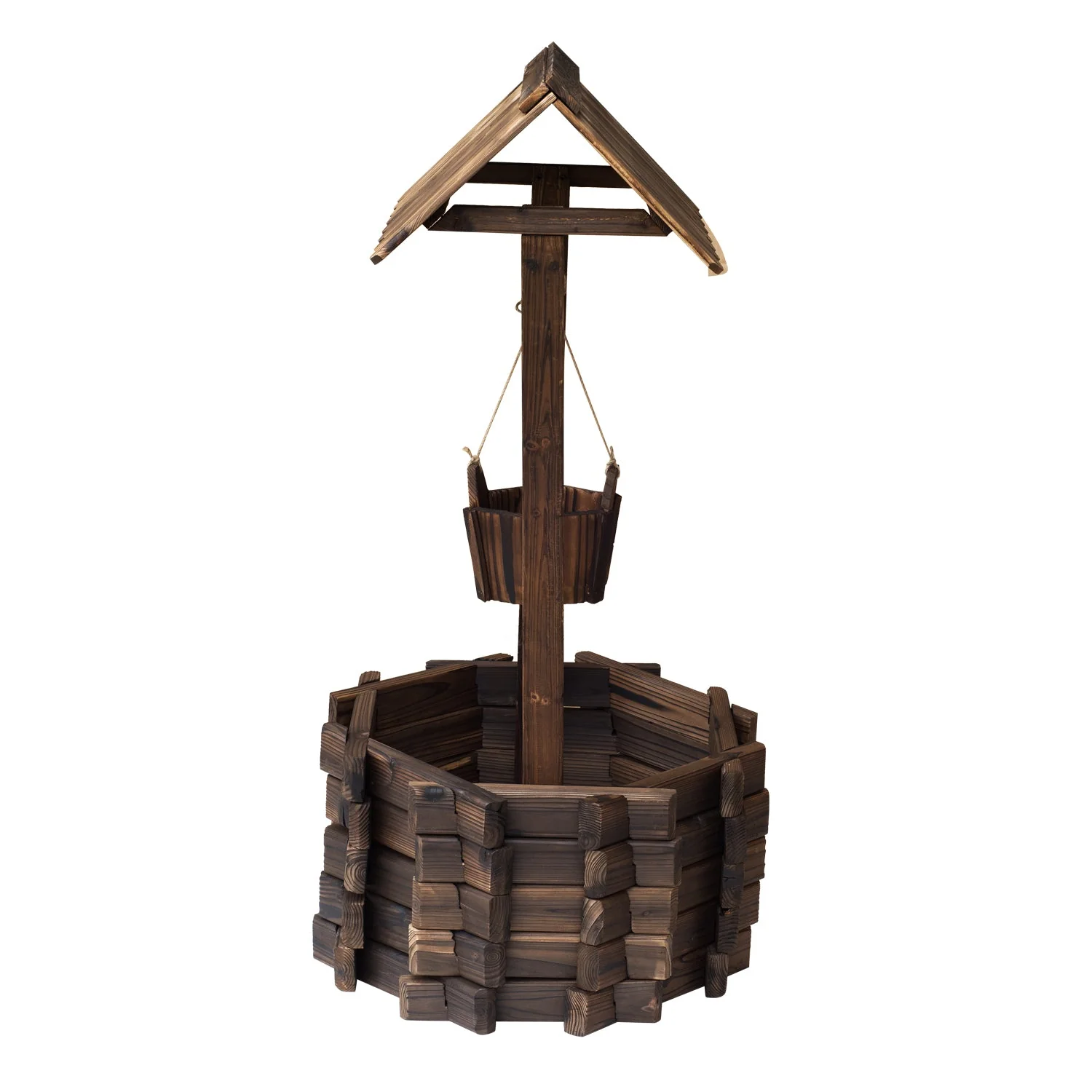 Wishing Well Planter Bucket - Image 7