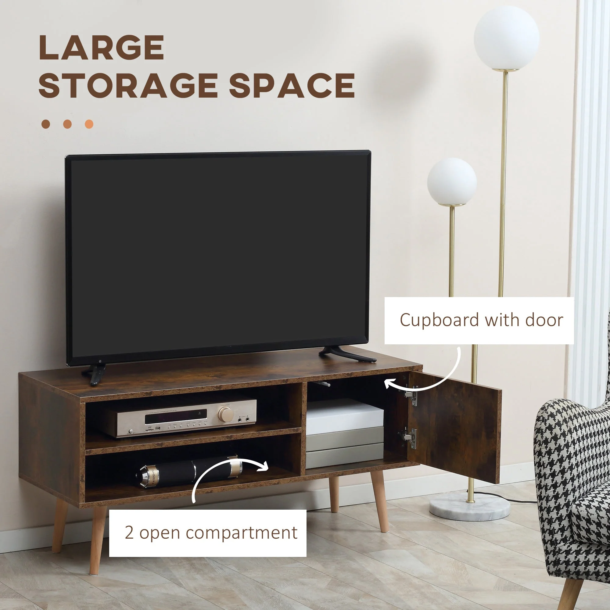 Wood-Effect TV Cabinet - Image 3